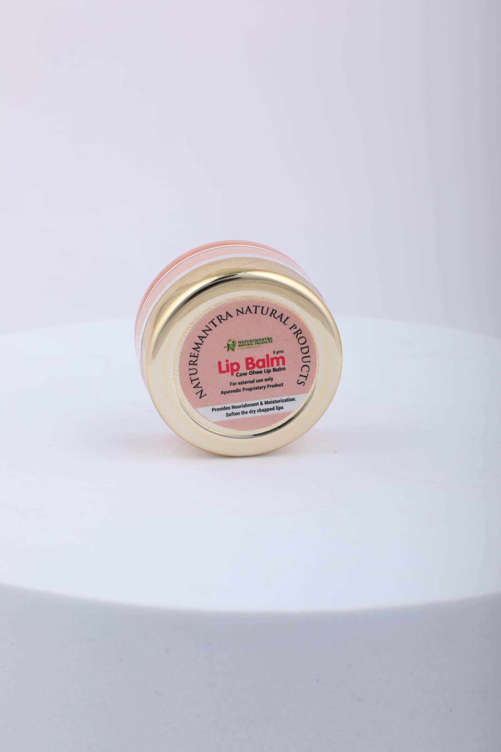 NATUREMANTRA NATURAL PRODUCT Lipbalm with the goodness of Cow Ghee- Paraben Free Pack of 1 (8gm)-image-11