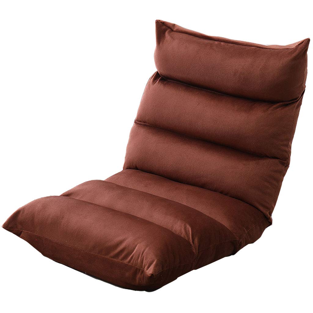 Silla plegable con diseño de tatami de algodón de alta elasticidad, con respaldo de 5 posiciones, totalmente montada, para salón, meditación, yoga, 150 kg de capacidad de peso