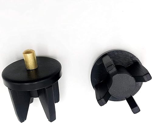 Miniatura 3 de Repuesto universal para persiana enrollable para interiores y exteriores, accesorios para persianas enrollables (enchufe de 1.102 in, negro)