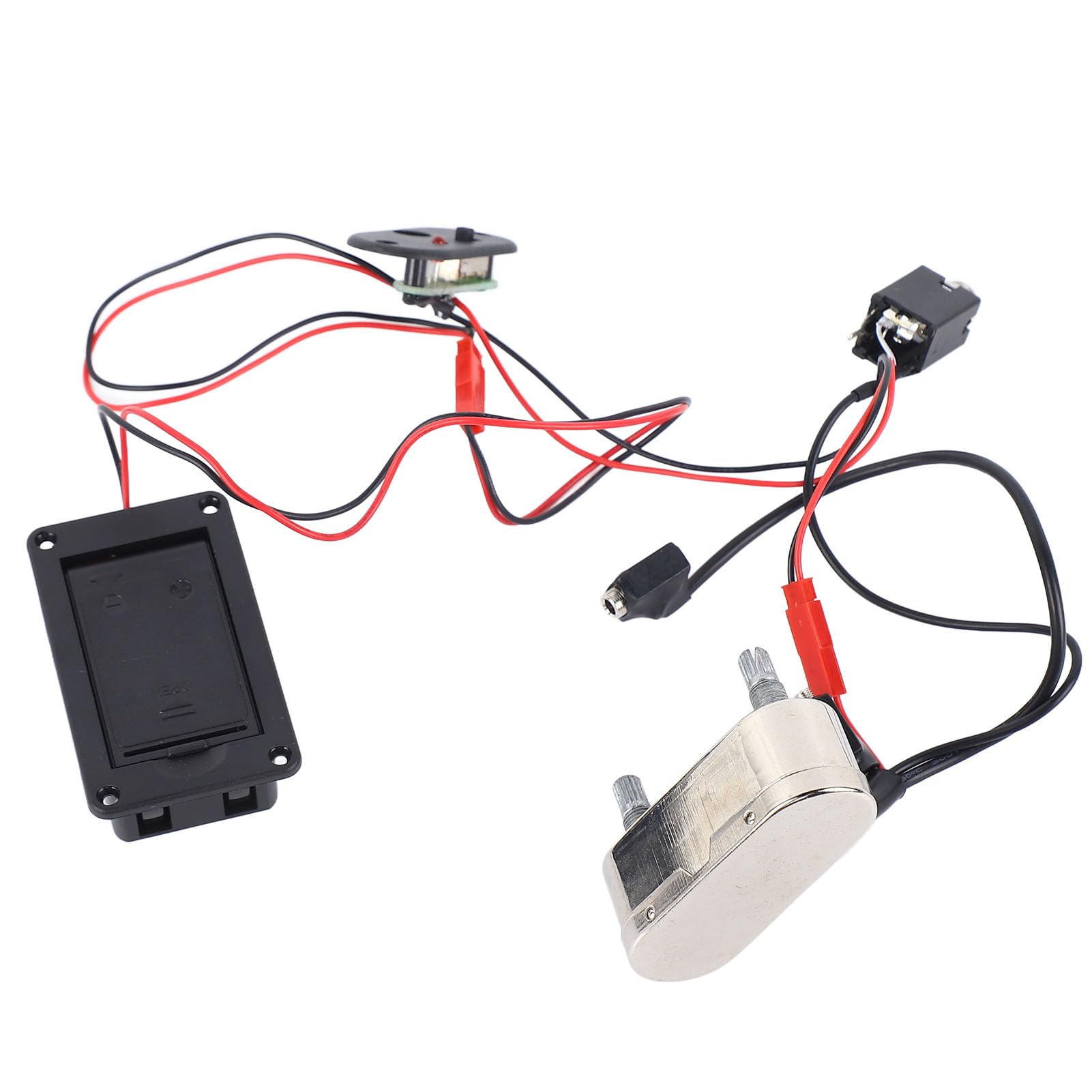 Jeffergarden Pickup per Violoncello, Plastica con Funzione EQ, Ricambio per Violino Elettrico Ad Alta sensibilità per Violoncelli di Dimensioni 4/4 e 3/