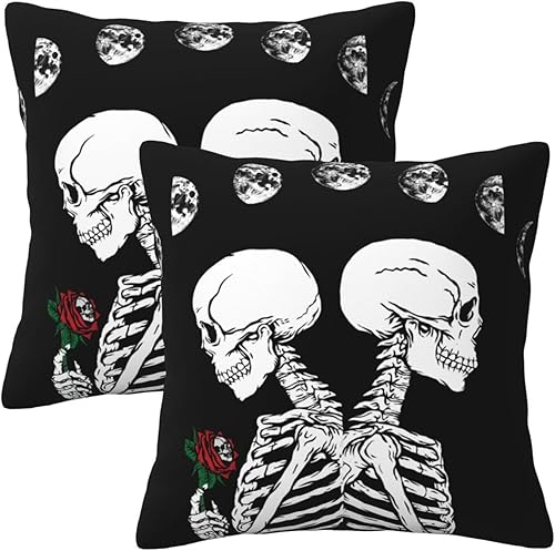 Miniatura 9 de Juego de 2 fundas de almohada de tablero de ajedrez en blanco y negro a cuadros, suaves, cuadradas, para sofá, decoración del hogar, 18 x 18 pulgadas