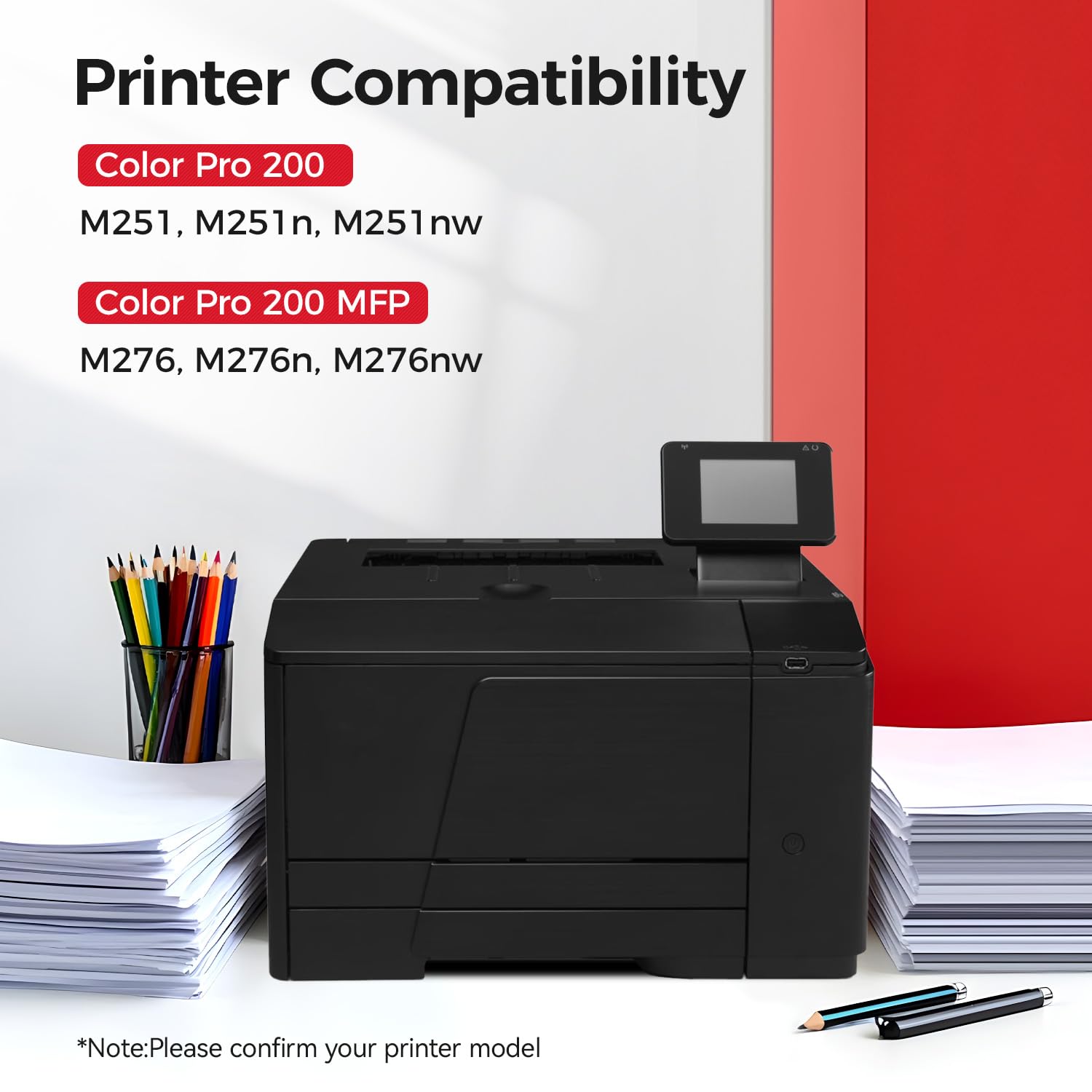 131X 131A Toner Cartridge 4-Pack Black Cyan Yellow Magenta High Yield Replacement for HP 131X CF210X CF211A CF212A CF213A Compatible for HP LaserJet Pro 200 color MFP M276nw M276n M251nw M251n Printer