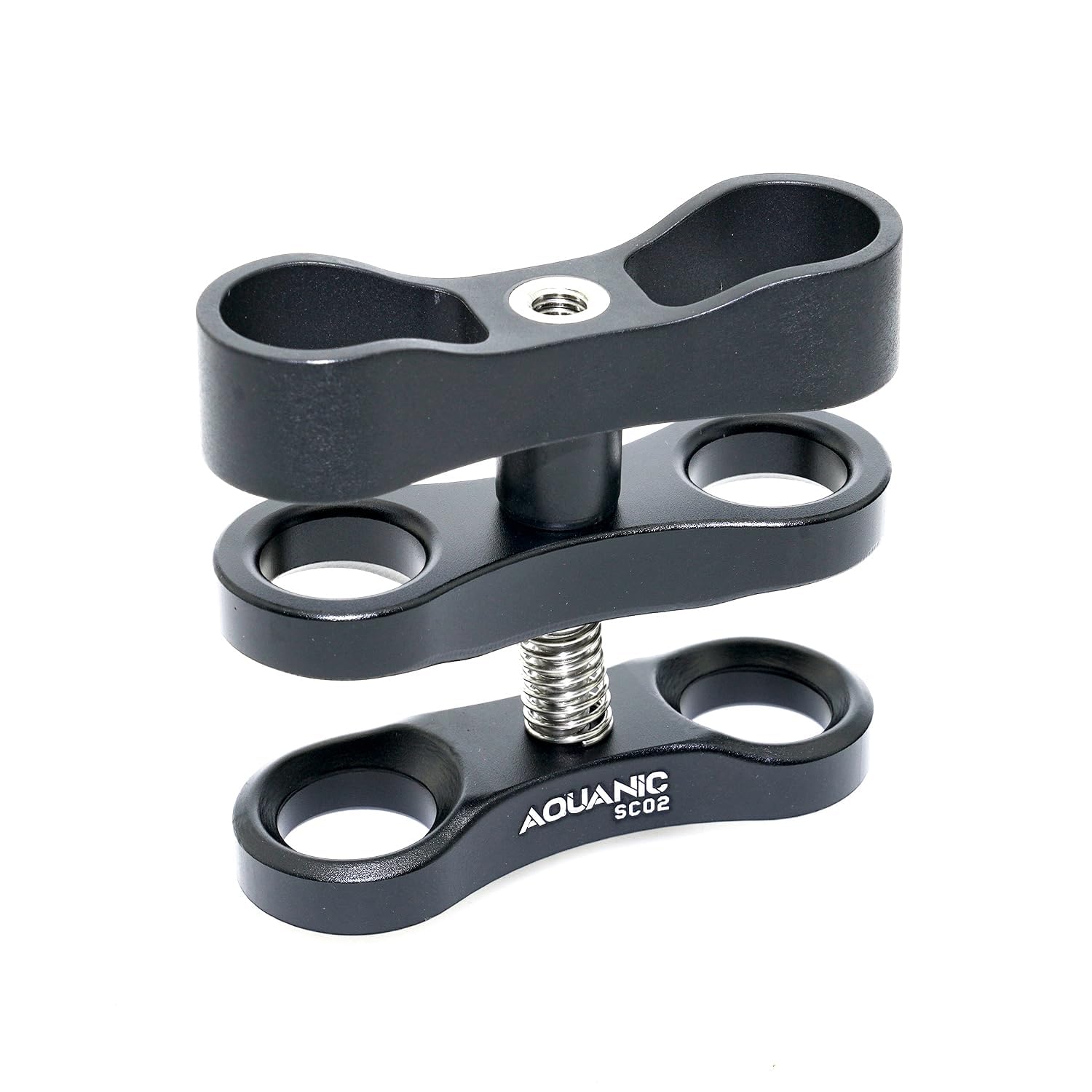 Nitescuba 2,5 cm Standard-Kugelklemmenhalterung, Lange Kugelklemmen-Halterung, 360°-Clip-Adapterhalterung für Unterwasser-Tauchlichtarm-Tablett (1Pc SC02-B)