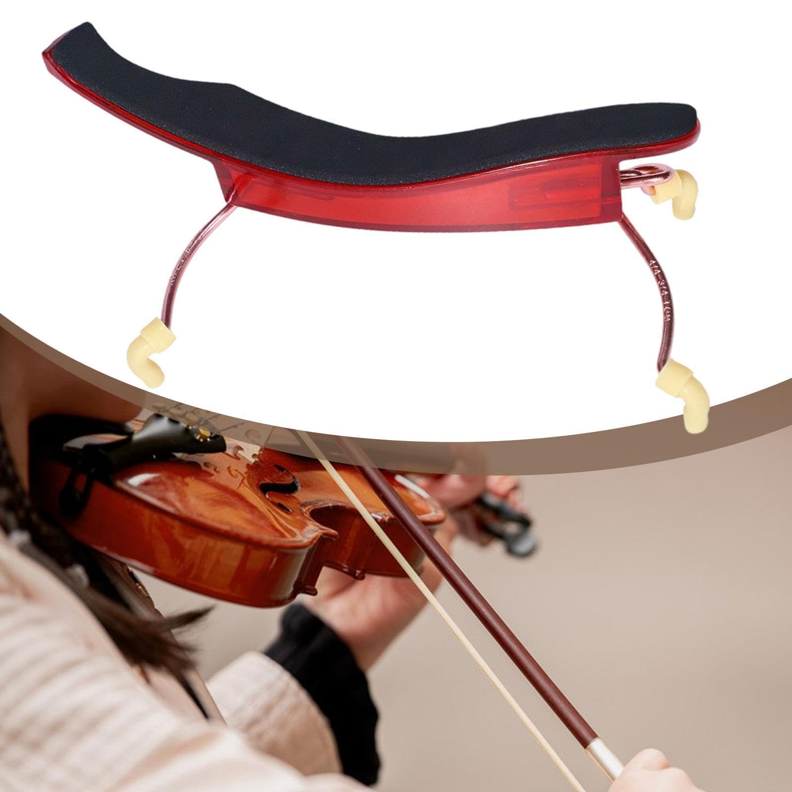 Spalliera per Violino 4/4 3/4 per Principianti, Ergonomica, Comoda, Antiscivolo, Mentoniera