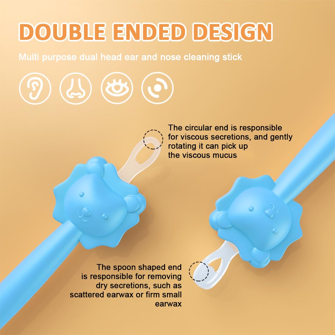 Puliscinaso Per Neonati In Silicone - Rimuovi Booger E Cerume In Modo Sicuro Per Bambini - Foto 8