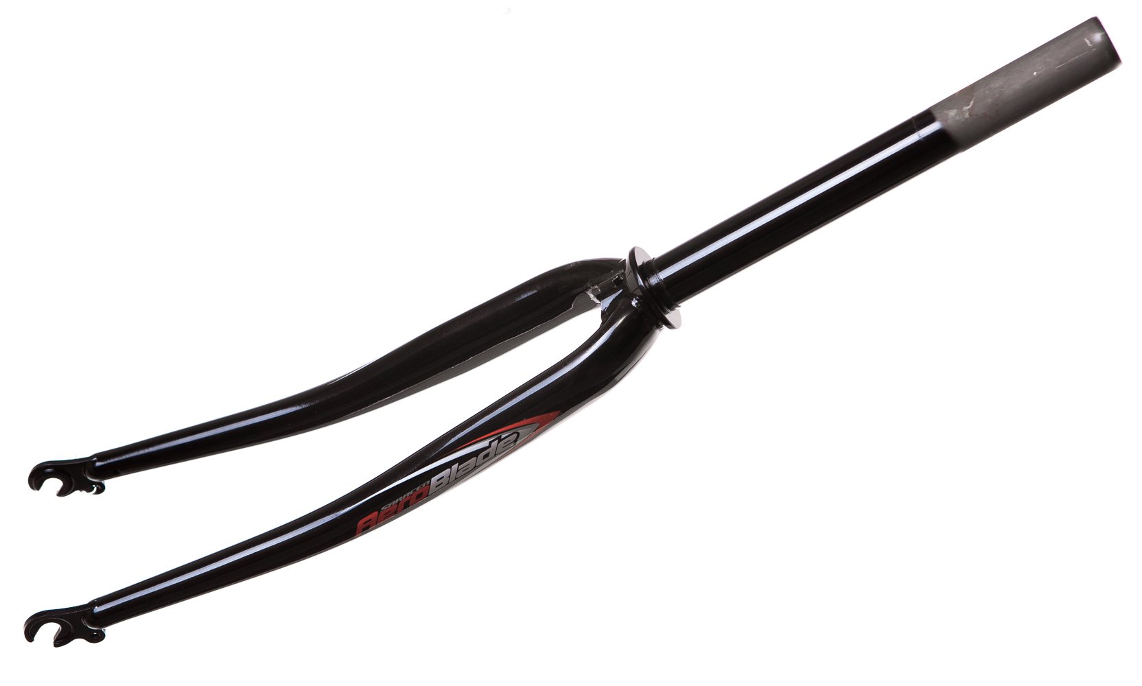 SARACEN AEROBLADE 700c 1 1/8" RACING AHEAD (untheaded) BLACK BIKE FORKS