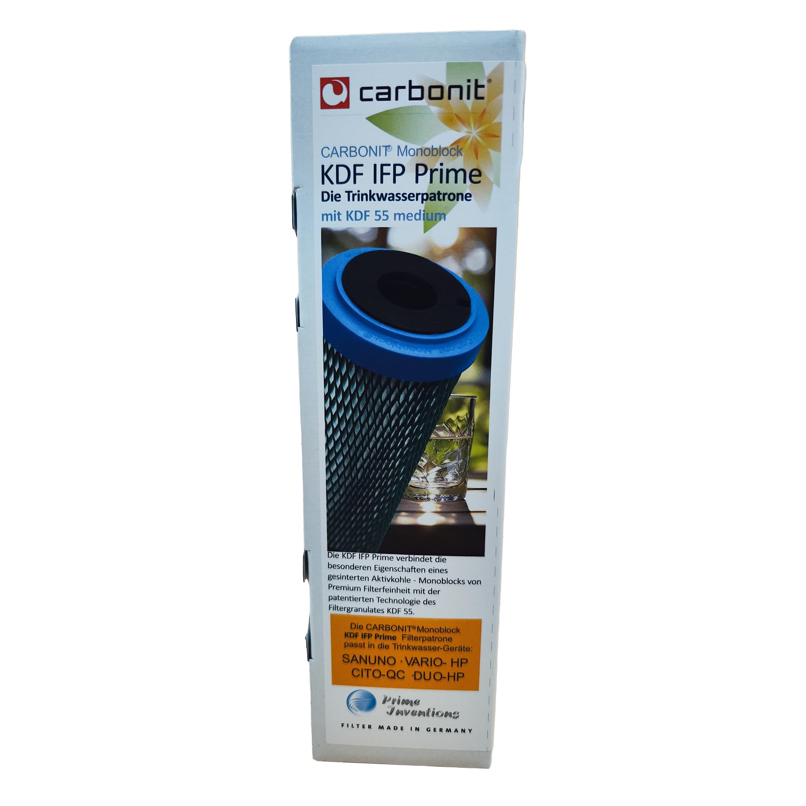 CARBONIT® KDF IFP Prime Cartucho de filtro de agua contra cargas de metales pesados | Contra cargas de metales pesados