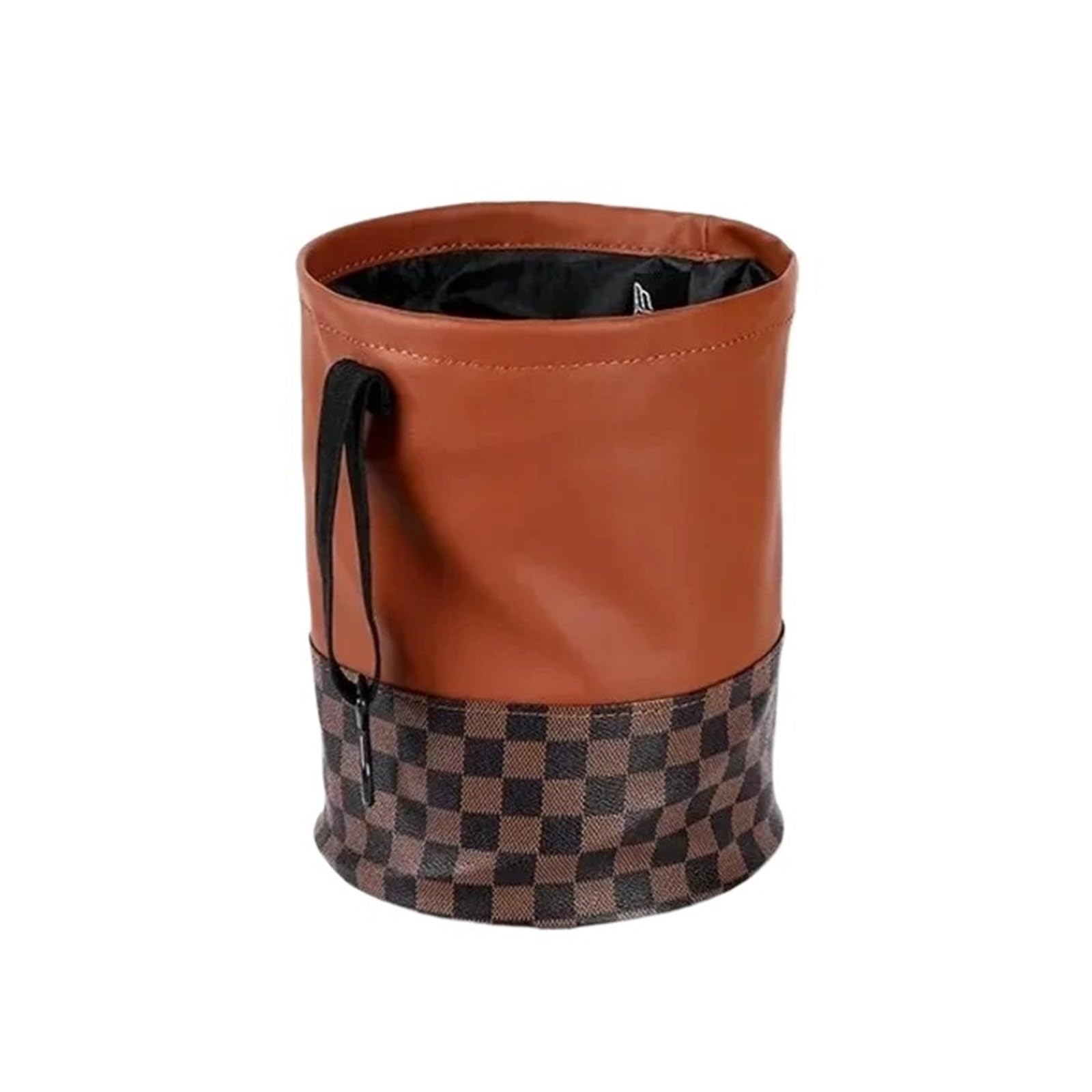 BHGMGEBLV Car Bin Car Mounted Foldable Garbage Bin With Multifunctional Storage Waterproof Back Large Capacity Accessories Cars Trash Can