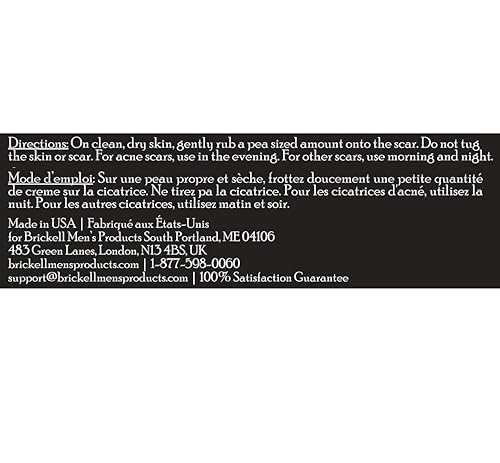 Miniatura 6 de Brickell - Crema de limpieza de cicatrices para hombres natural y orgánica para reducir la apariencia de cicatrices e incluso pigmentación de la