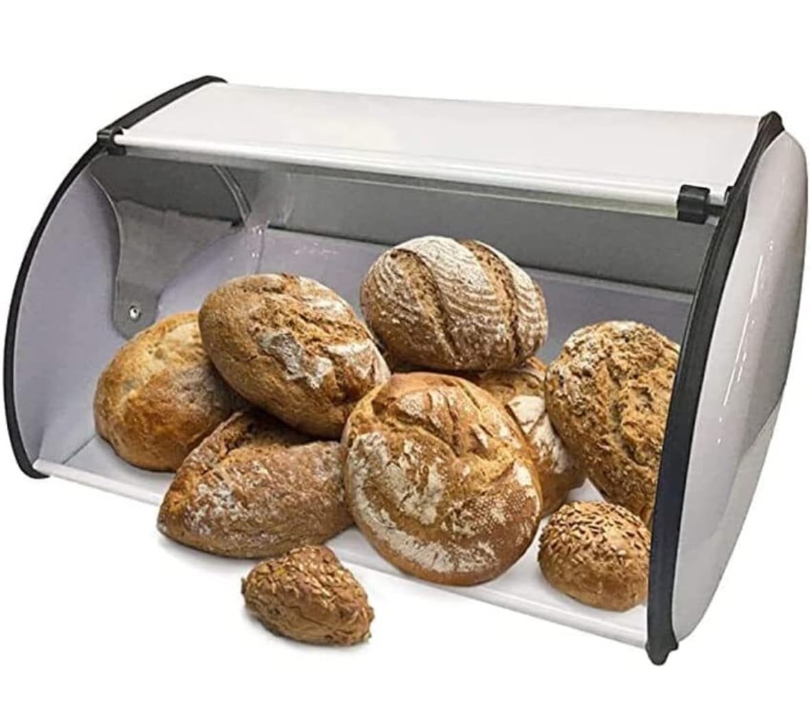 Pojemnik Do Przechowywania Chleba Food Storage Metal Bread BoxMultifunctional Bread HolderLarge Capacity Bread Storage Container Decor Chlebak Na Pieczywo