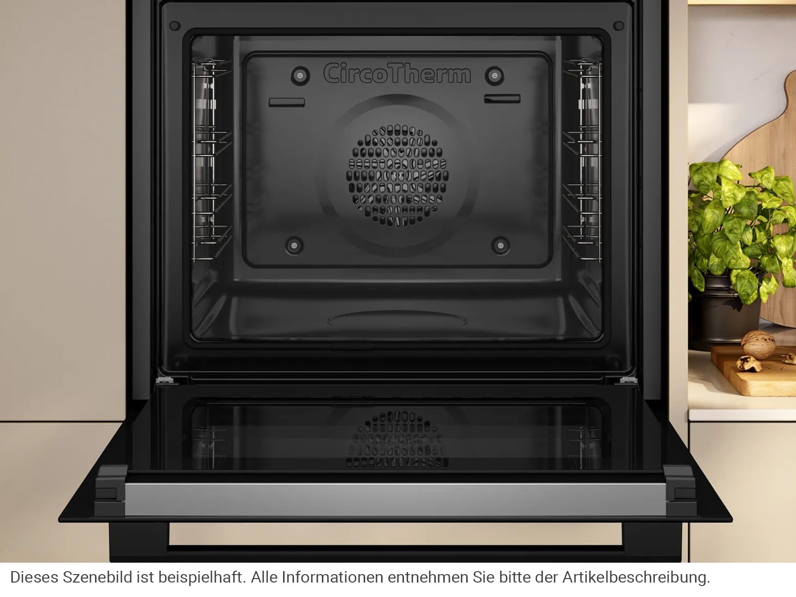 NEFF BX48PB0, Herd-Set bestehend aus B2CCG6AK3 Herd, 60 x 60 cm, Pyrolyse-Selbstreinigung, CircoTherm, LED-Display & T18SDH9L0 Elektrokochfeld, 80 cm, Bräterzone, Powerstufe, Touch Control