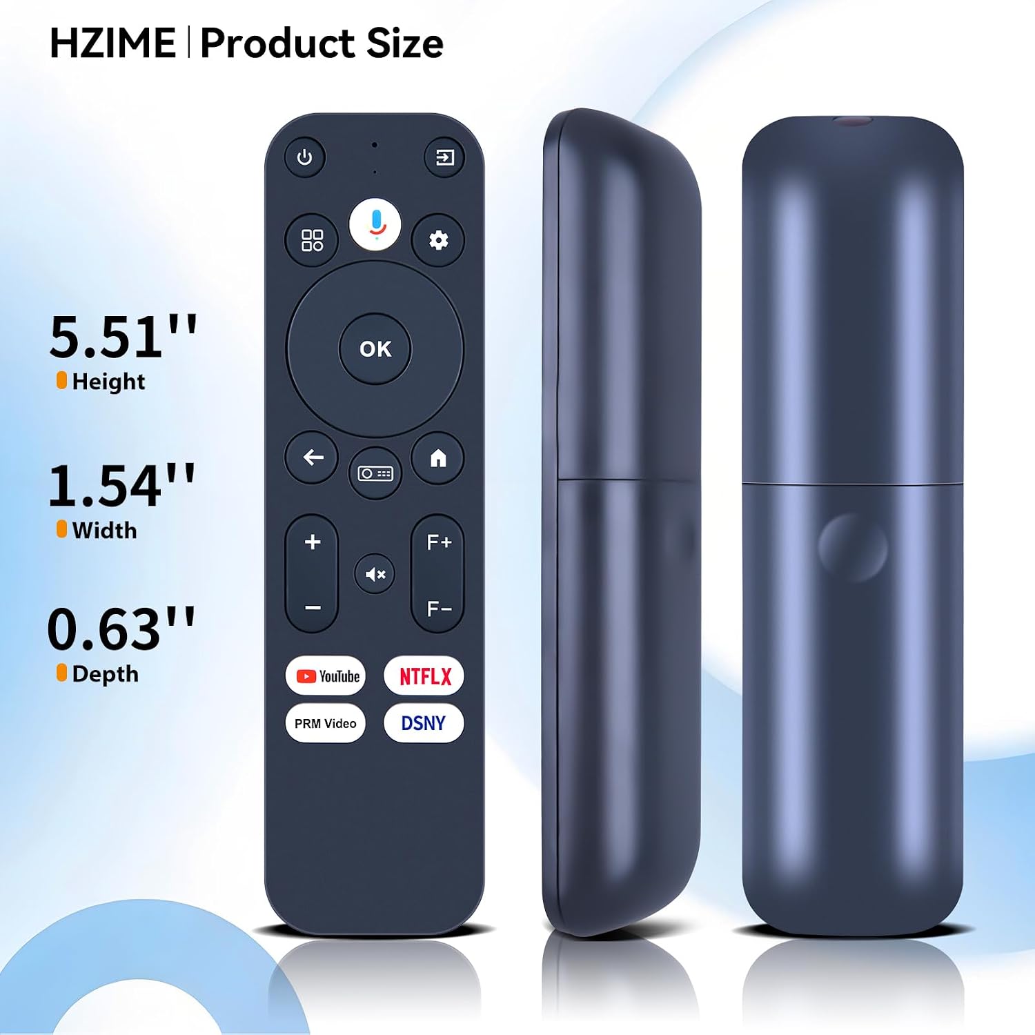 New Replace Remote Control Compatible for ULTIMEA Nova C40 ‎U0322/Poseidon E40 ‎U0340 Projector, for ZCGIOBN, for WANBO ‎M1 PRO/Mozart 1 Pro, for ETOE E3 PRO/Whale Pro Android TV Projector