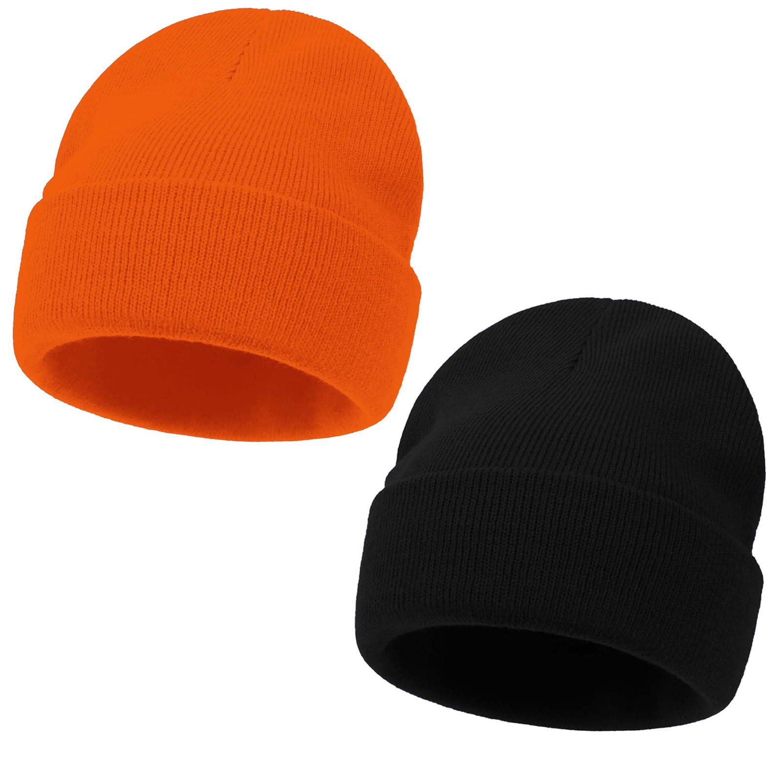 Kids Beanie Boys Girls Winter Hats Children Cuffed Knit Warm Skull Caps