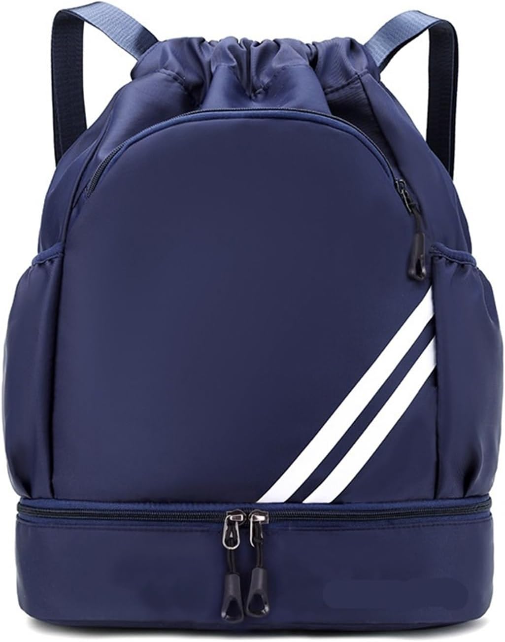 Fitness Backpack Gym Bag Sport Basketball Backpack Travel Outdoor Pack for Basketball(2X-DarkBlue)