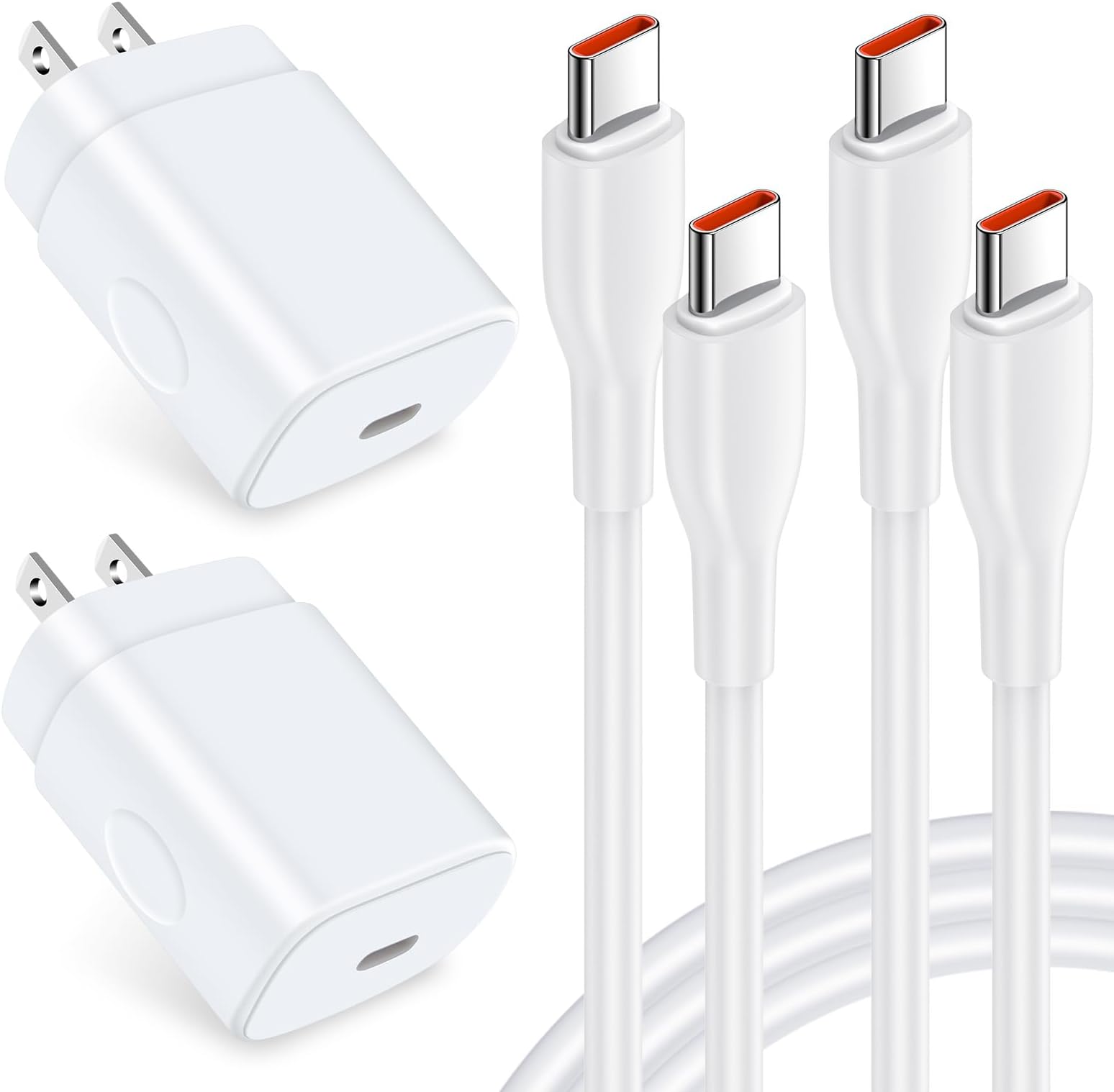 25W Super Fast Charger Box Type C Fast Charging Block for Google Pixel 10/10 Pro/10 Pro XL/10 Pro Fold/9a/9/8a/7a/8/7,USB C Plug+6FT USB C to C Cable for Samsung Galaxy S25Ultra S24 FE A17 A15 A16 A54