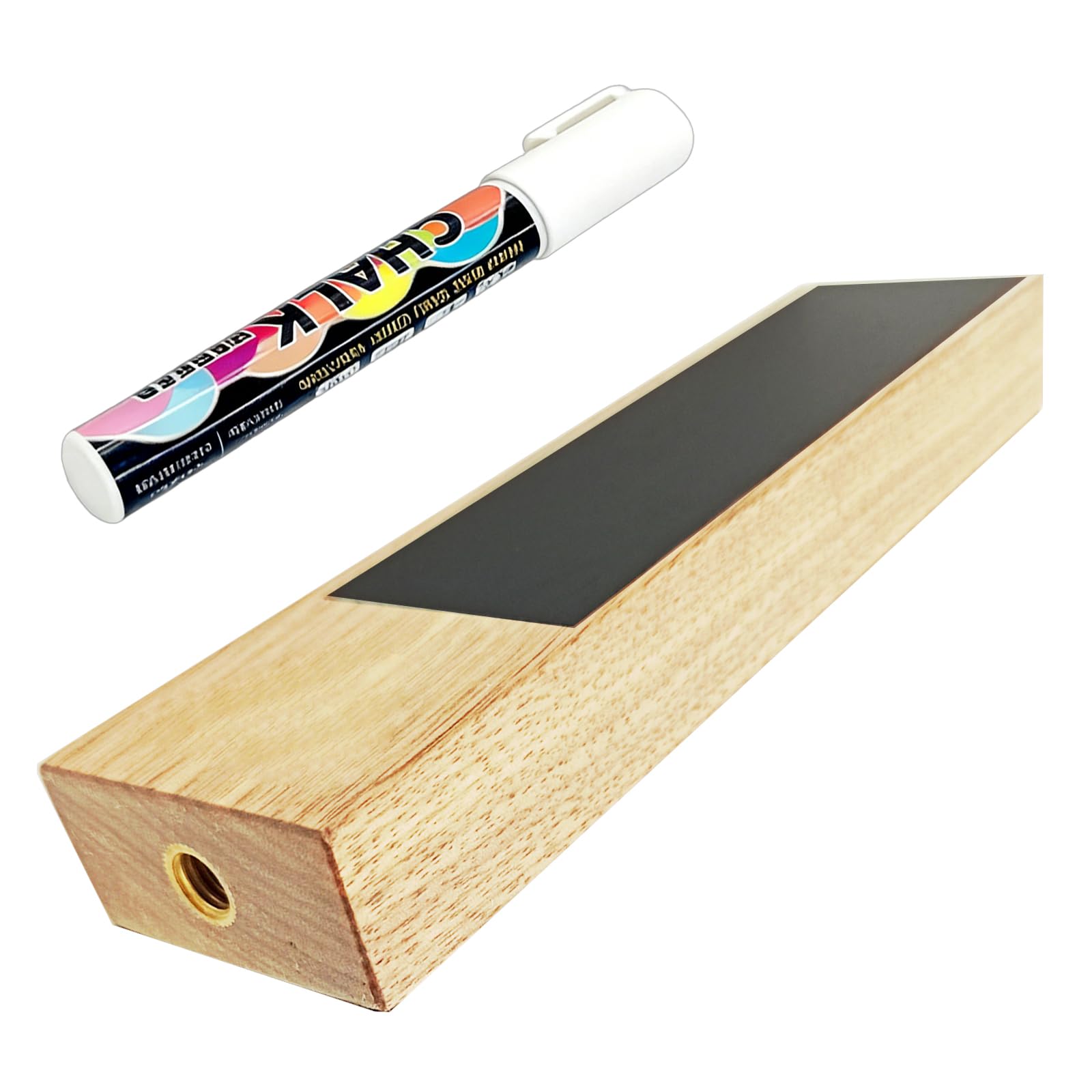 jiingekk Wooden Chalkboard Tap Handle Keg Faucet for Kegerators Fit Brewery Restaurant Wedding Home Brewing Decor Tap