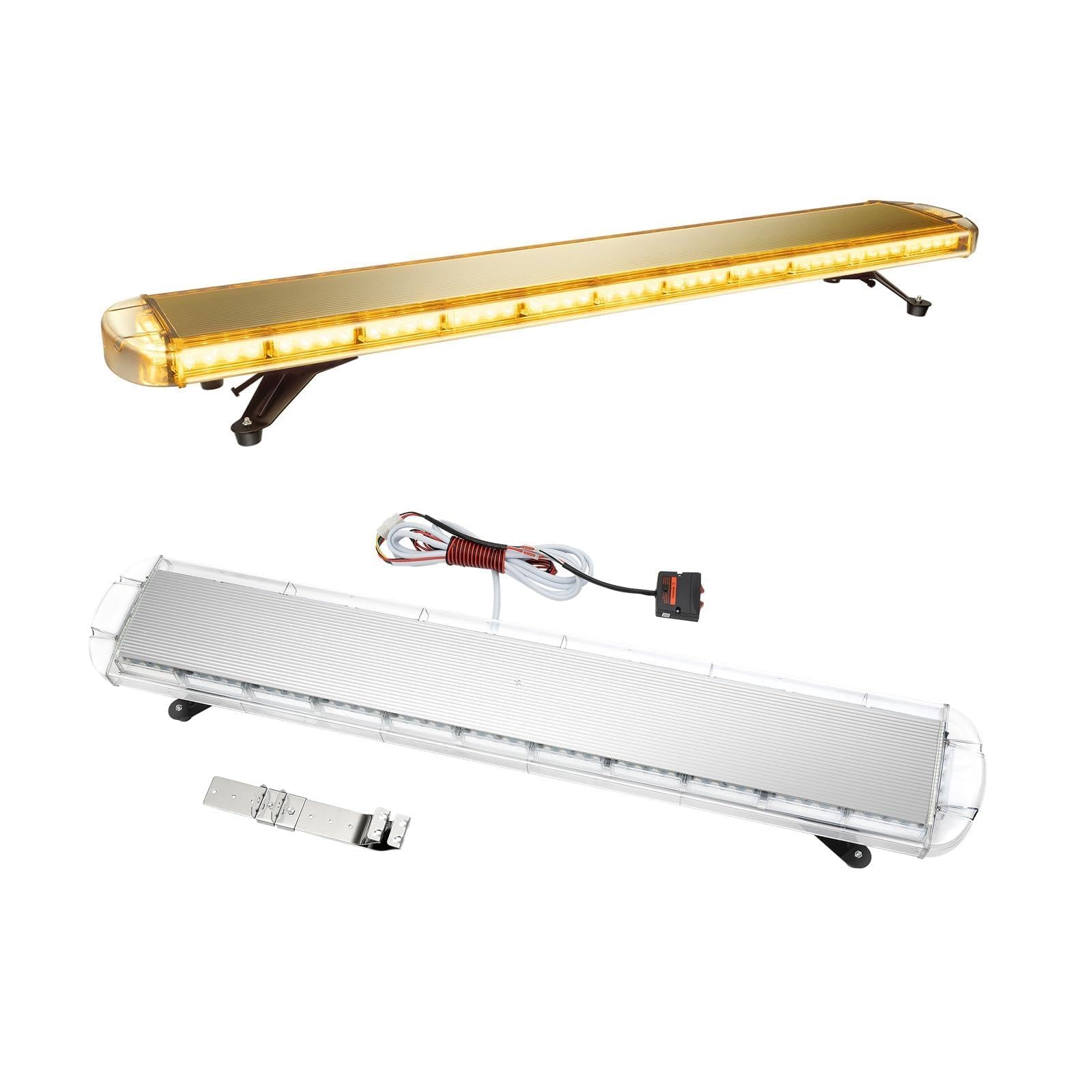 Urgence Haute Intensité Gyrophare Barre Lumineuse Led Balise Avertir DéPanneuse Charrue RéPonse Stroboscope Universel Orange Avertissement Gyrophare Voyant Toit Stroboscopique Clignotant