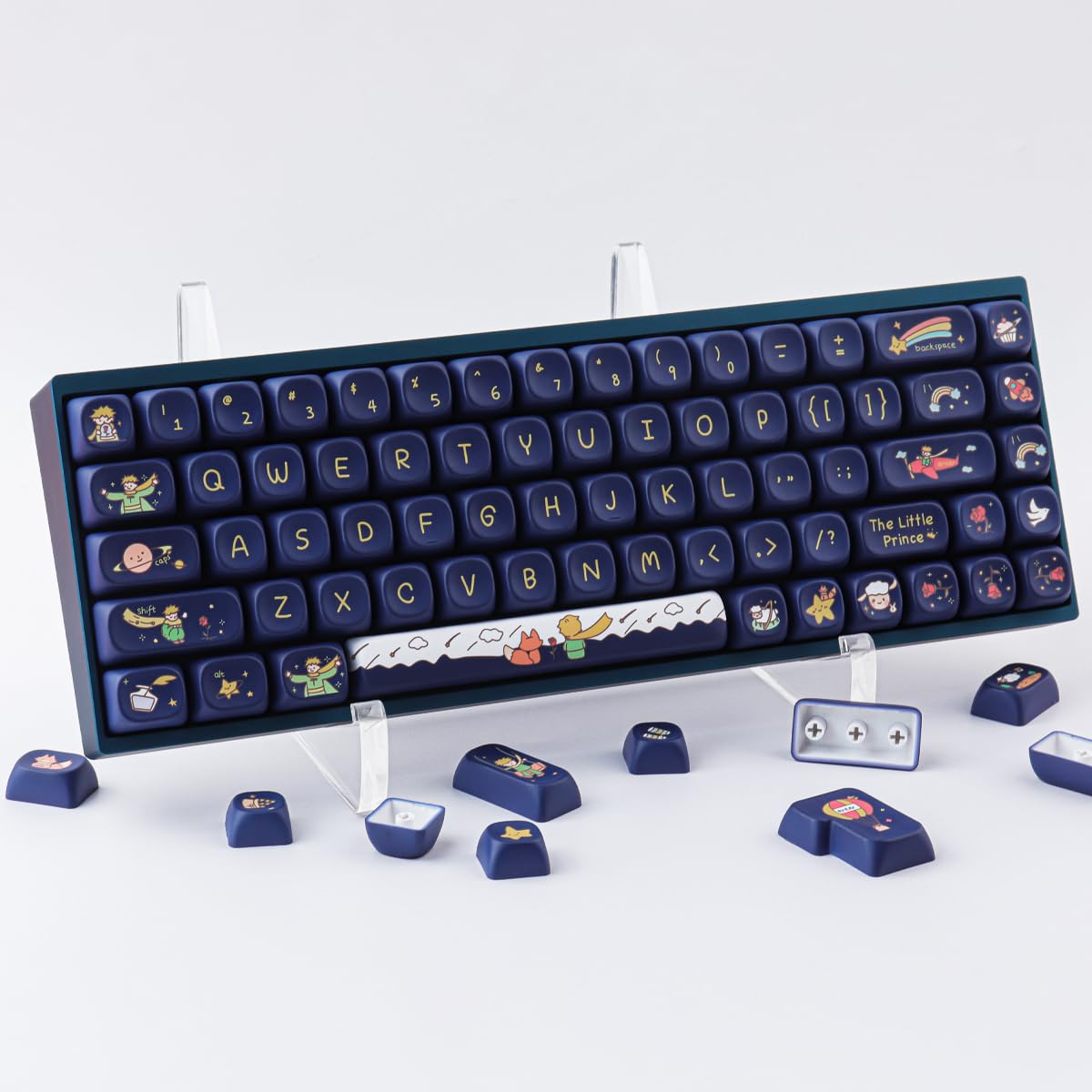 Lot de 148 Touches PBT personnalisées, Profil MOA, pour claviers mécaniques Cherry Gateron MX Swithes 60%