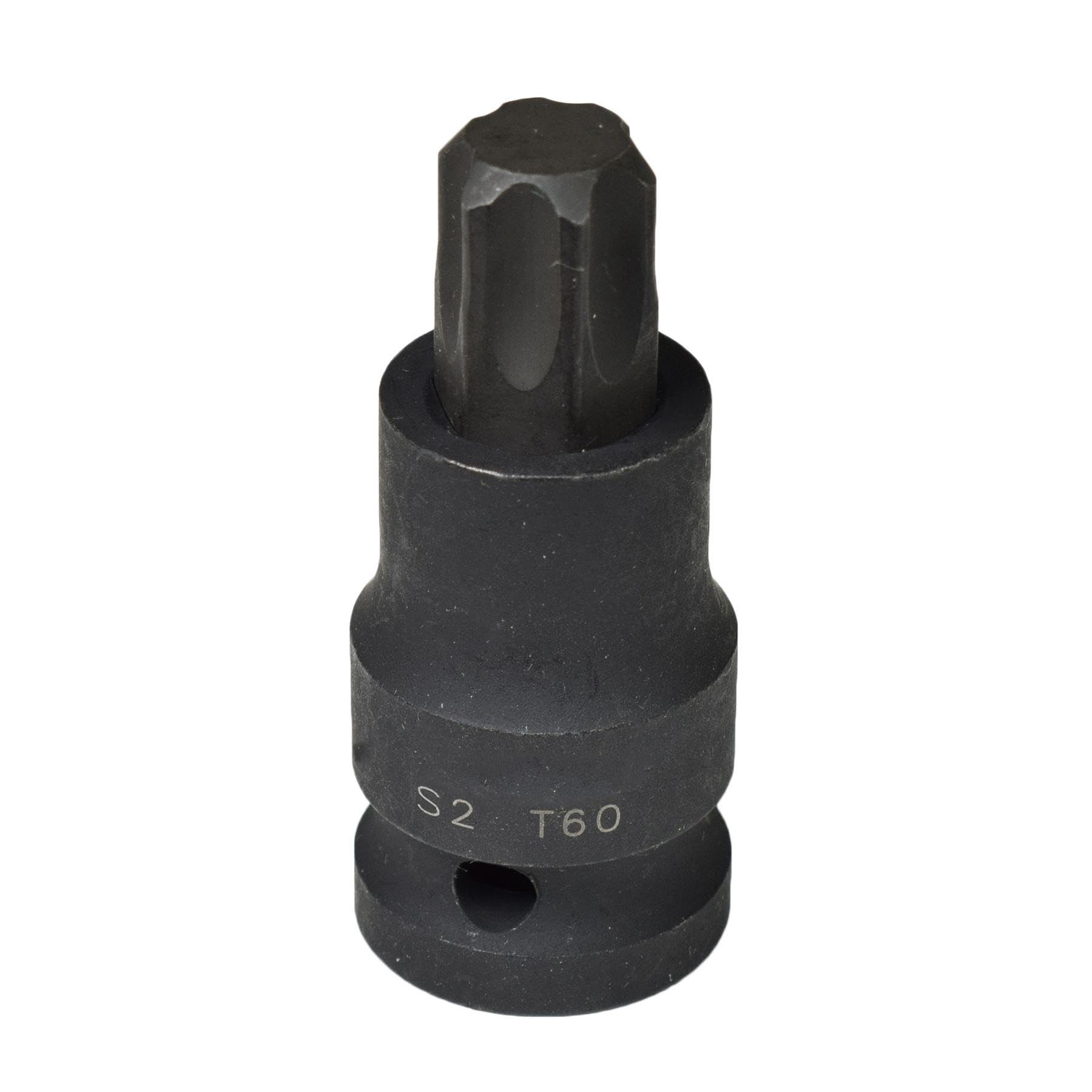 AB Tools T60 X 53mm 1/2" Drive Short Impact Impacted Torx / Star Male Socket from B&Q