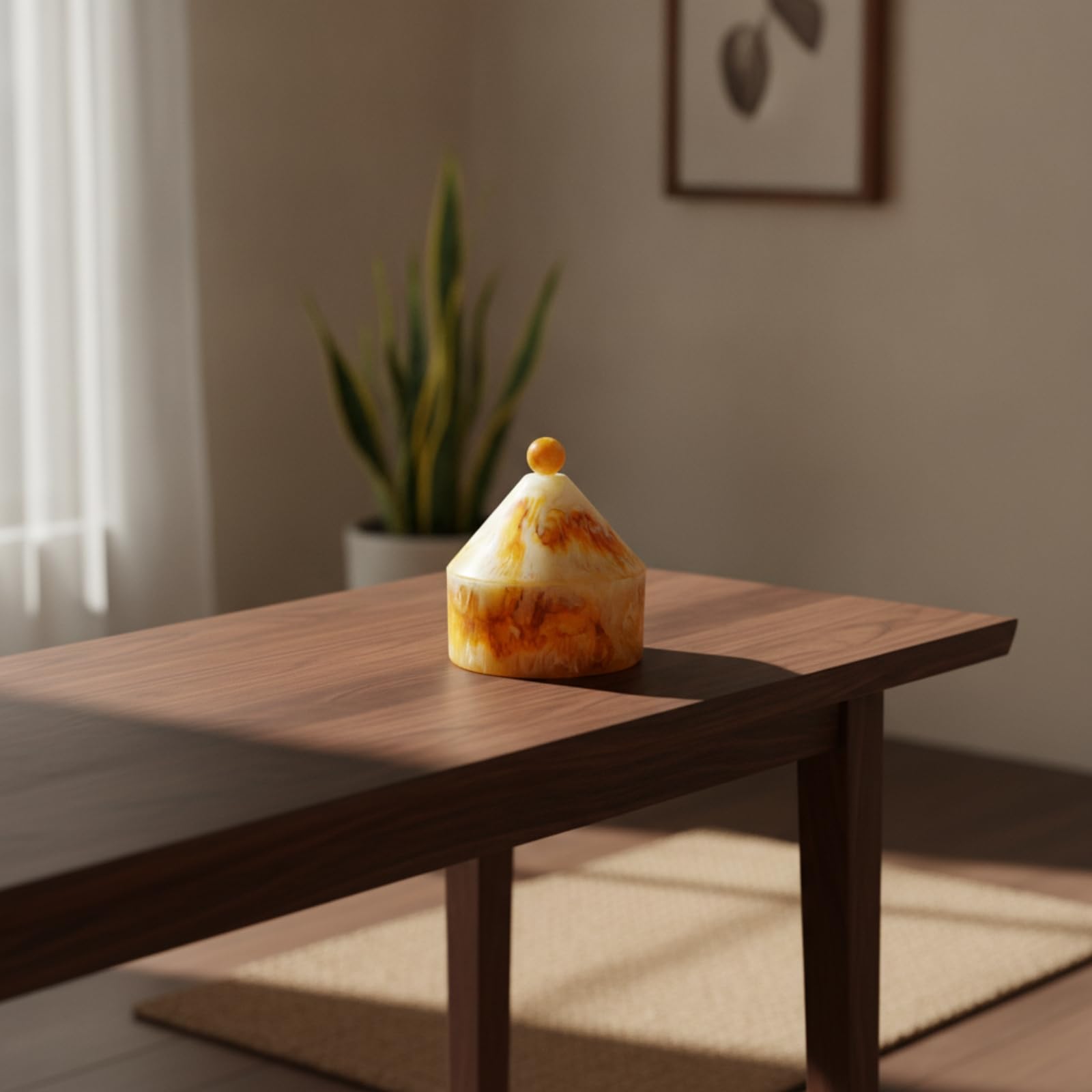 Gralara gioie in Resina Decorativo | Design Scultoreo Distintivo, gioie a, per Comò