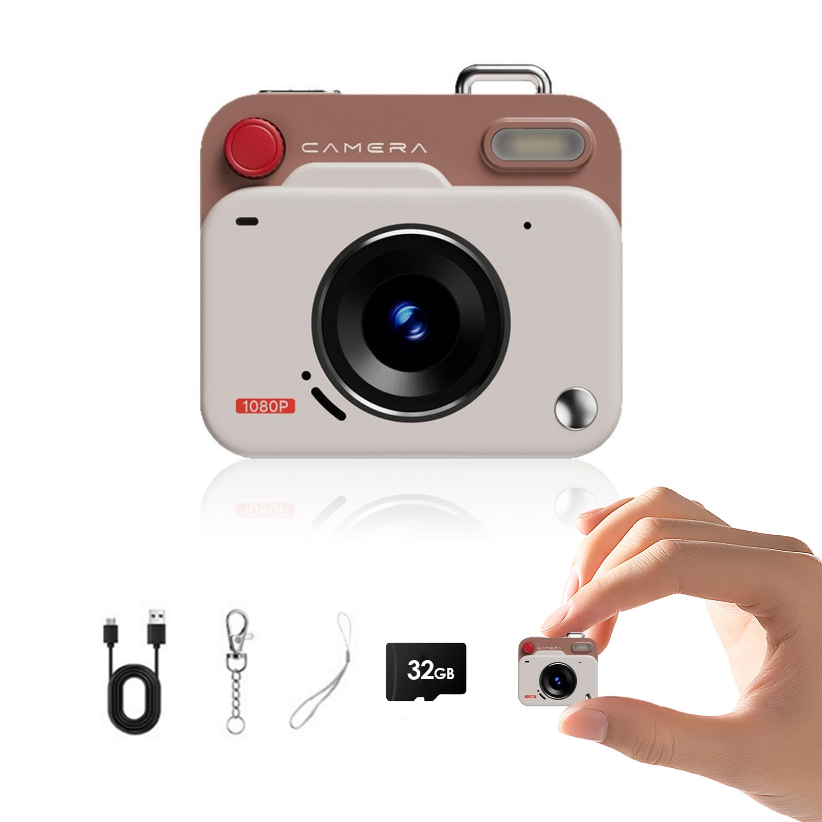 Amazon Canada: Mini Cam Digital Camera Keychain Size, Retro CCD