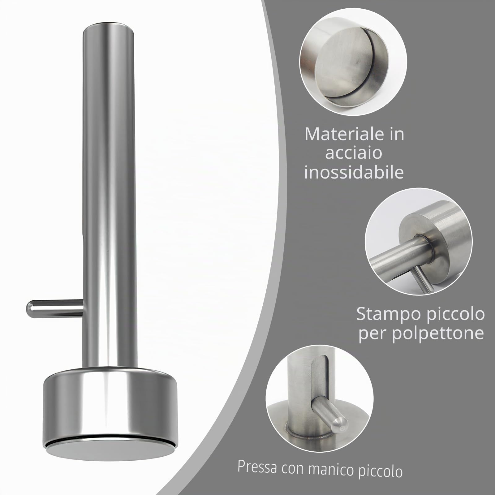 Falafel Portionierer, Pala Maker Scoop, non adesivo, Baller Tool, Former per deliziose palline di falafel e polpette di carne e utensili da cucina