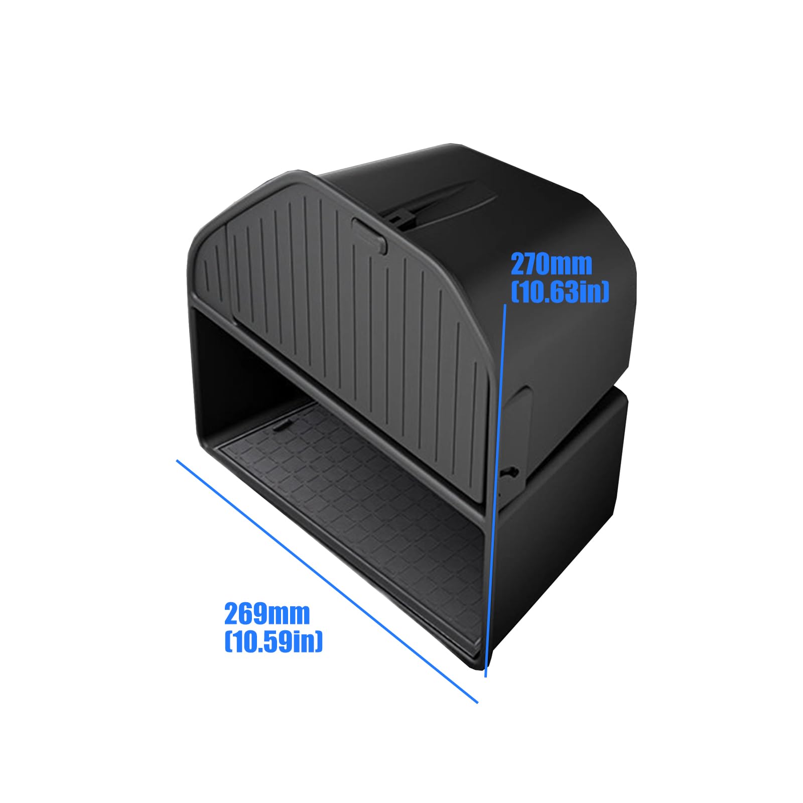 Box per Scomparto Laterale del carico Posteriore per rientranza Laterale del Veicolo, Organizer da 15 Litri per Articoli Spesa, Articoli Base per Viaggio e Piccoli Strumenti Scomparto