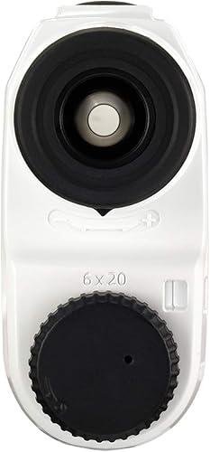 Miniatura 2 de Nikon Coolshot 20i GII - Telémetro de pendiente láser de golf, versión estándar blanco con borde amarillo, talla M