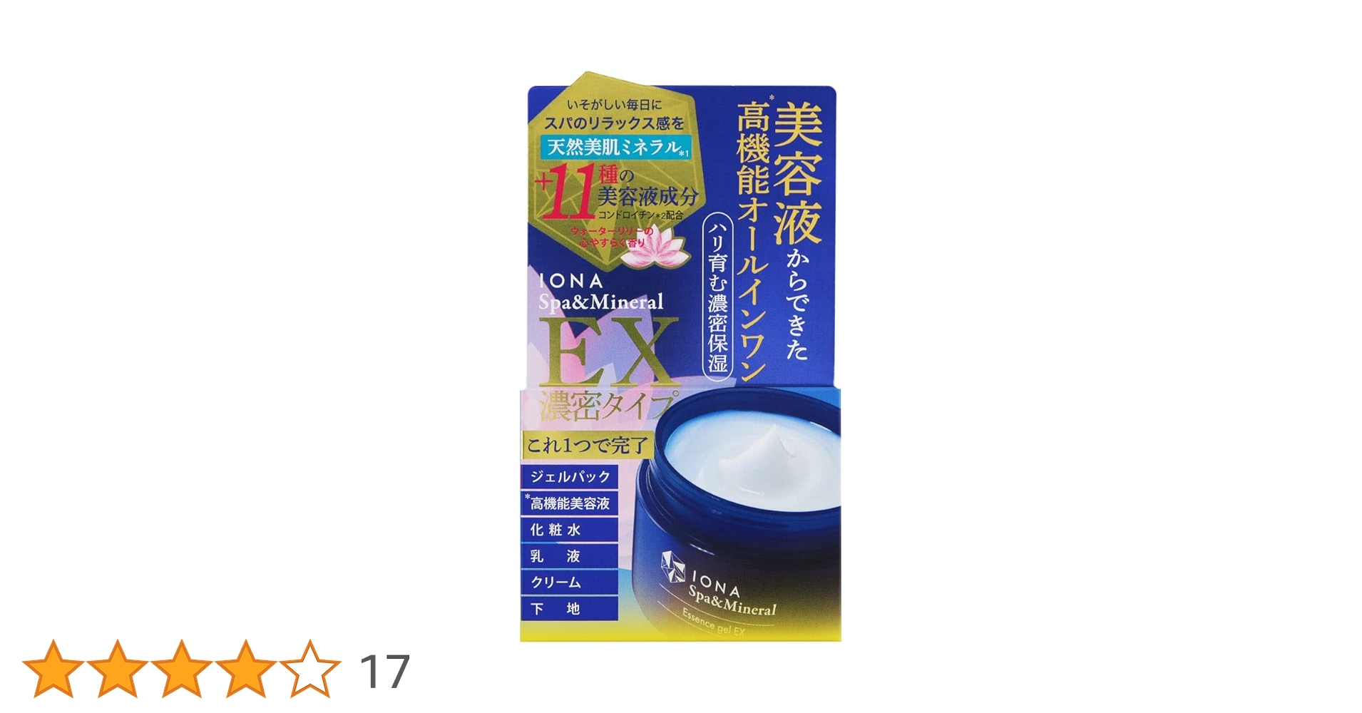 Amazon.co.jp: イオナ スパ＆ミネラル エッセンス ジェルEX 80g