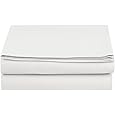 Elegant Comfort 1500 Premium Hotel Quality 1-Piece Fitted Sheet, fade Resistant, Full, White
