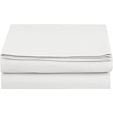 Elegant Comfort 1500 Premium Hotel Quality 1-Piece Fitted Sheet, fade Resistant, Full, White