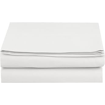 Elegant Comfort 1500 Premium Hotel Quality 1-Piece Fitted Sheet, fade Resistant, Full, White