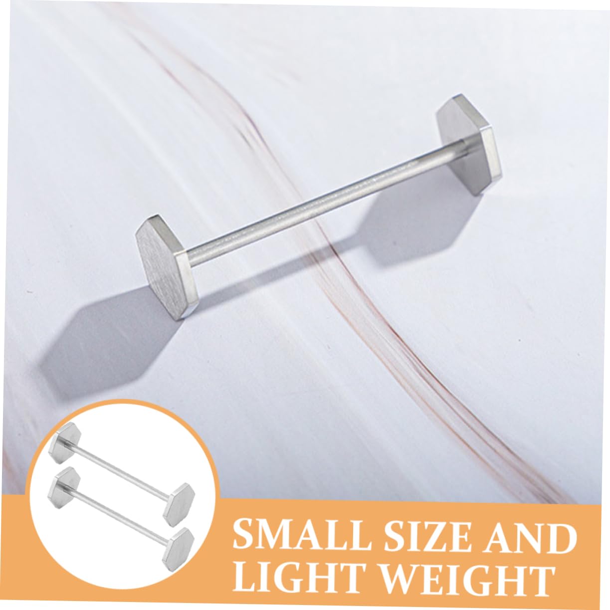 Unomor 2pcs Stainless Steel Silver Tableware Holder Utensil Stand Restaurant Chopstick Holder Stainless Steel Chopstick Rest