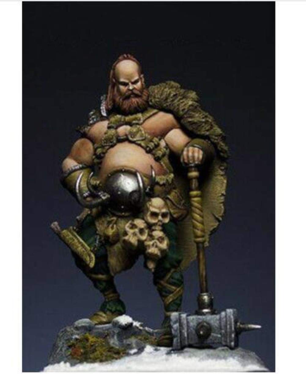 1/24 75Mm Alter Krieger Thor 75 Mm Harzfigur Modellbausätze Miniatur Gk Demontage Unlackiert