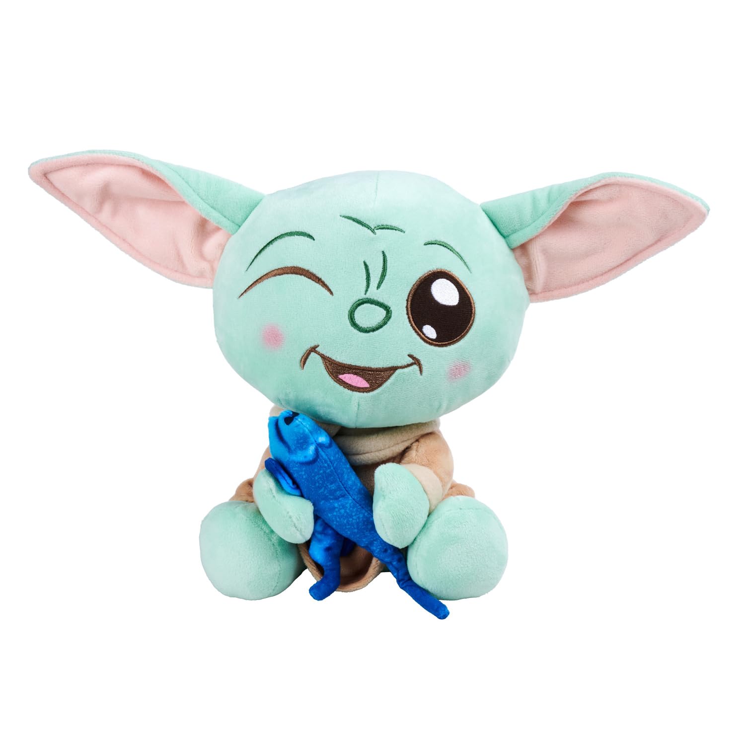 Star Wars The Mandalorian Grogu With Lizard 25cm Soft Toy