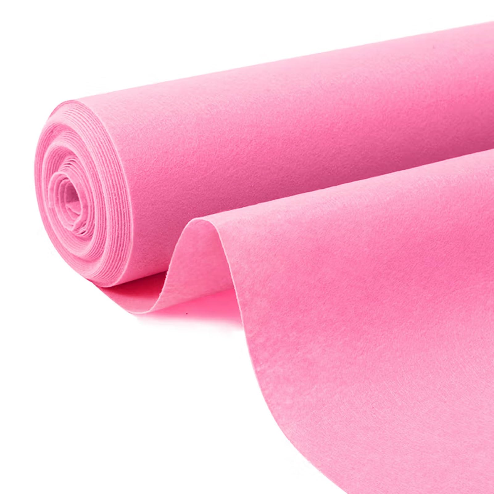 Hochzeits-Gangläufer, rosa Laufsteg-Teppich, Läuferteppich, 2 mm dick, Event-Zeremonie-Teppich, Braut-Gehweg-Läuferrolle für Hochzeiten, Kirche, Party-Dekorationen(1x20m)