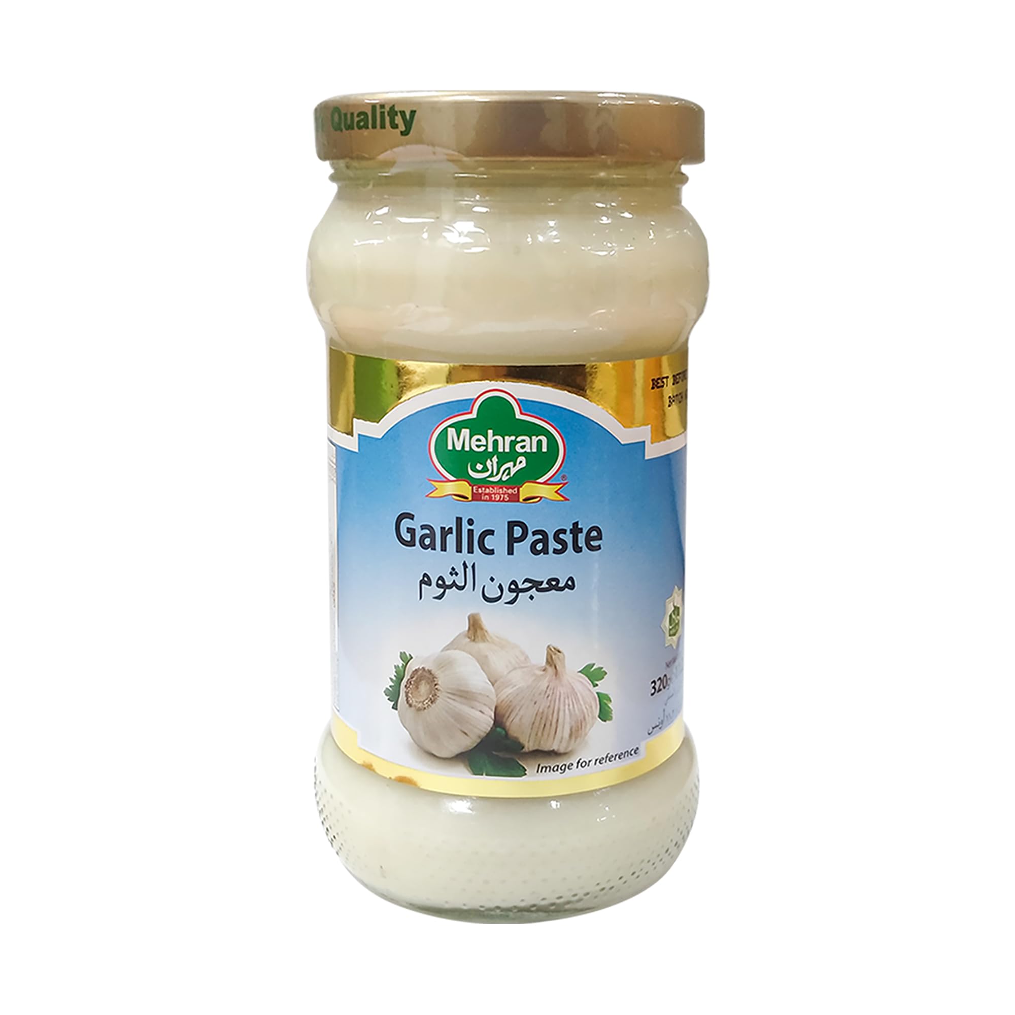 Mehran Garlic Paste Bottle 320 g, Multicolor
