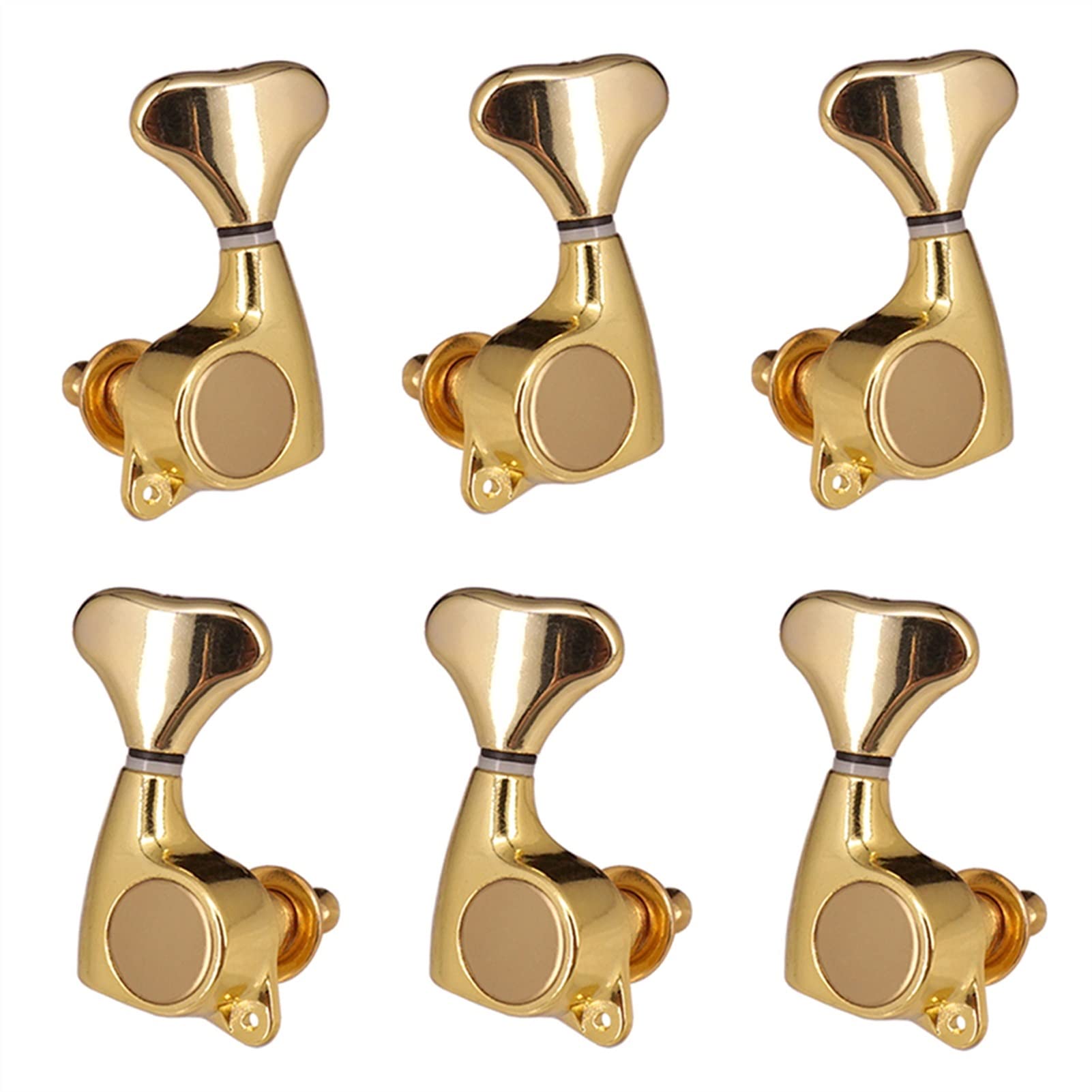 Cheville d'accord corde guitare 1 Set Gauche + Droite Guitare Tuning Tuner 1:21 Rapport D'engrenage Luthier Fourniture Gold