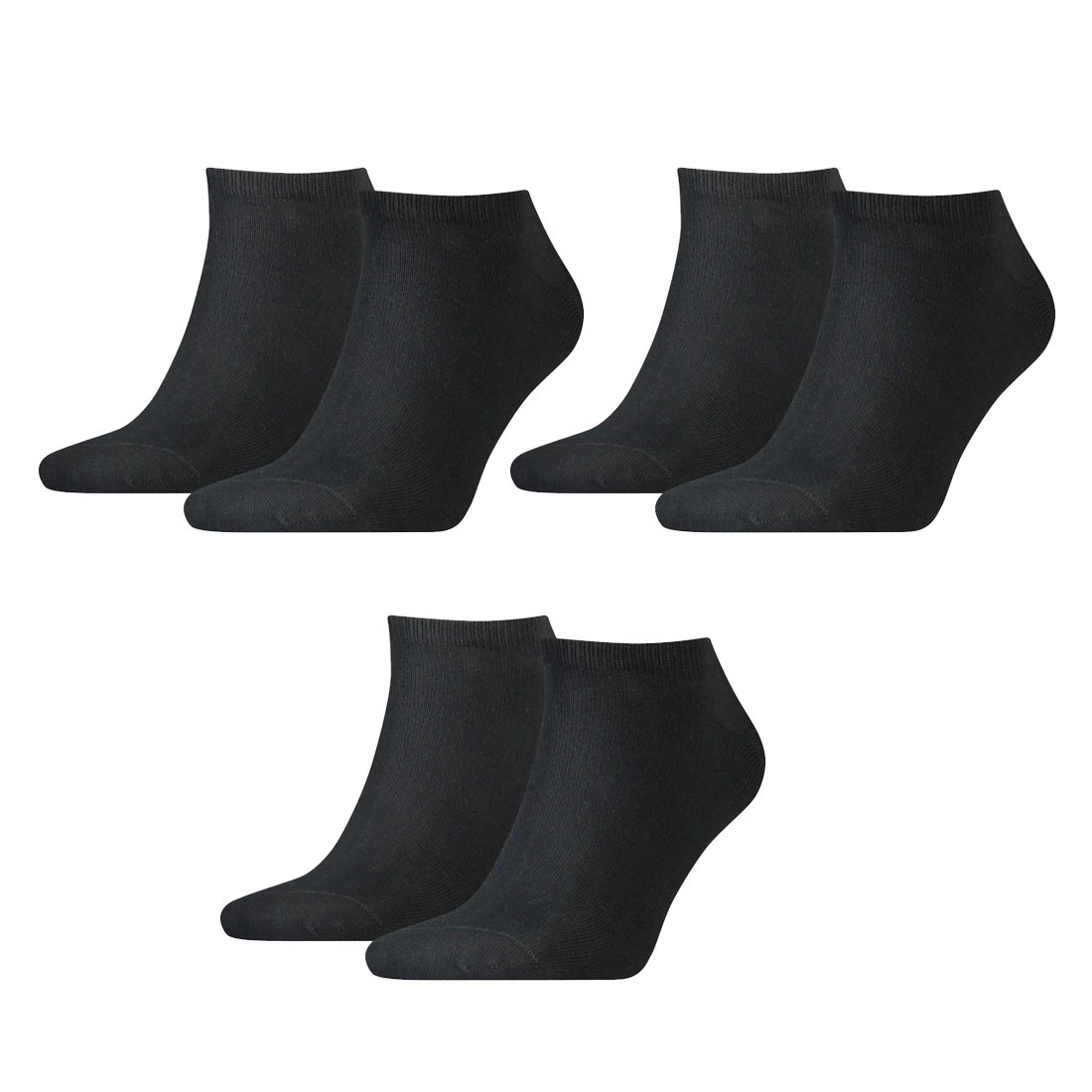 Tommy Hilfiger Flag men's trainer socks, pack of 8 - Black - 9