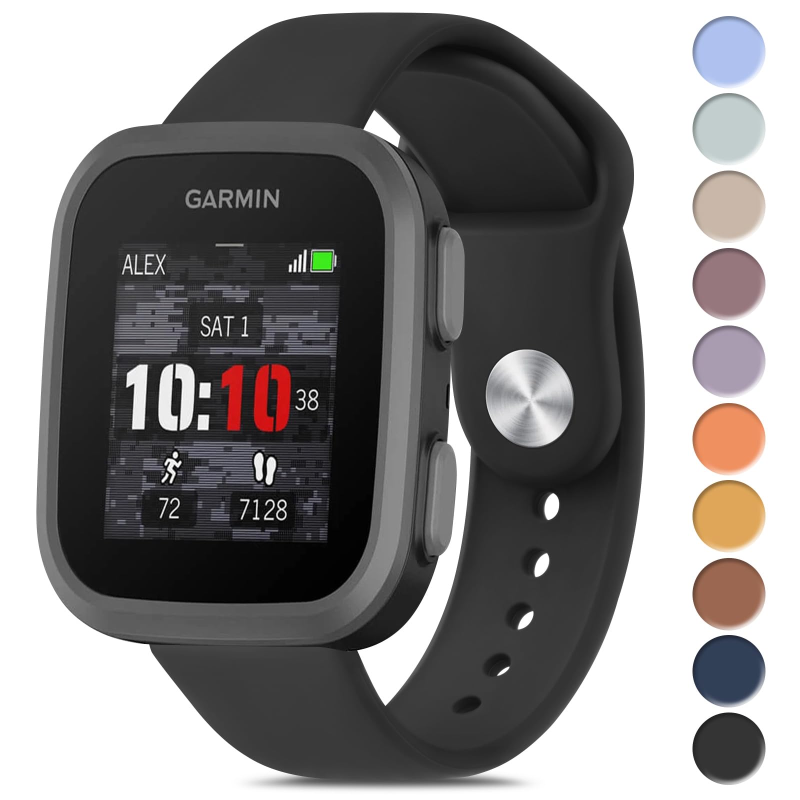 Meliya Bands Compatible with 20mm Watch Bands, Quick Release Soft Silicone Sport Replacement Strap for Smartwatch with 20mm Watch Lugs for Women Men