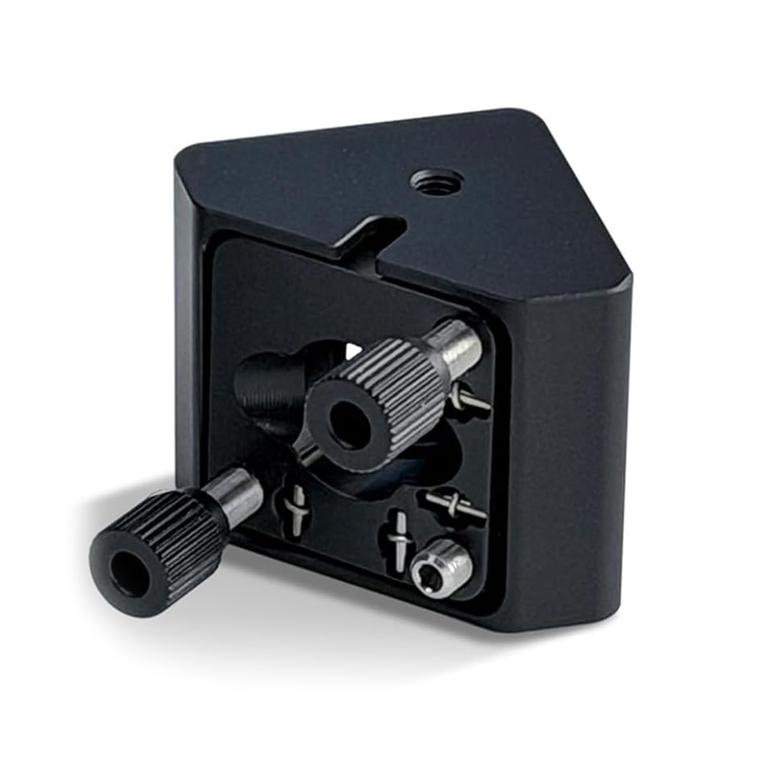 Support de miroir réglable, cadre de conversion de chemin de lumière à angle droit de 16 mm, élément optique en aluminium pour une utilisation en laboratoire, idéal pour les expériences scientifiques