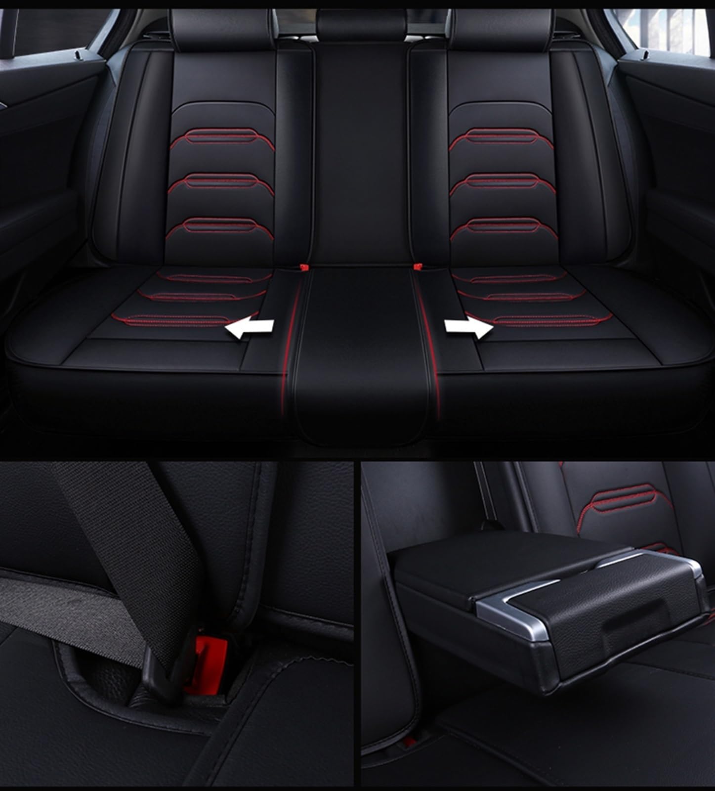 Compatibile con Buick per Lacrosse per Rega GL8 per Verano per Park per Avenue Seggiolino Auto Auto Sedia Protector Pad Set Pad Zerbino Interni automobilistici(5,A)