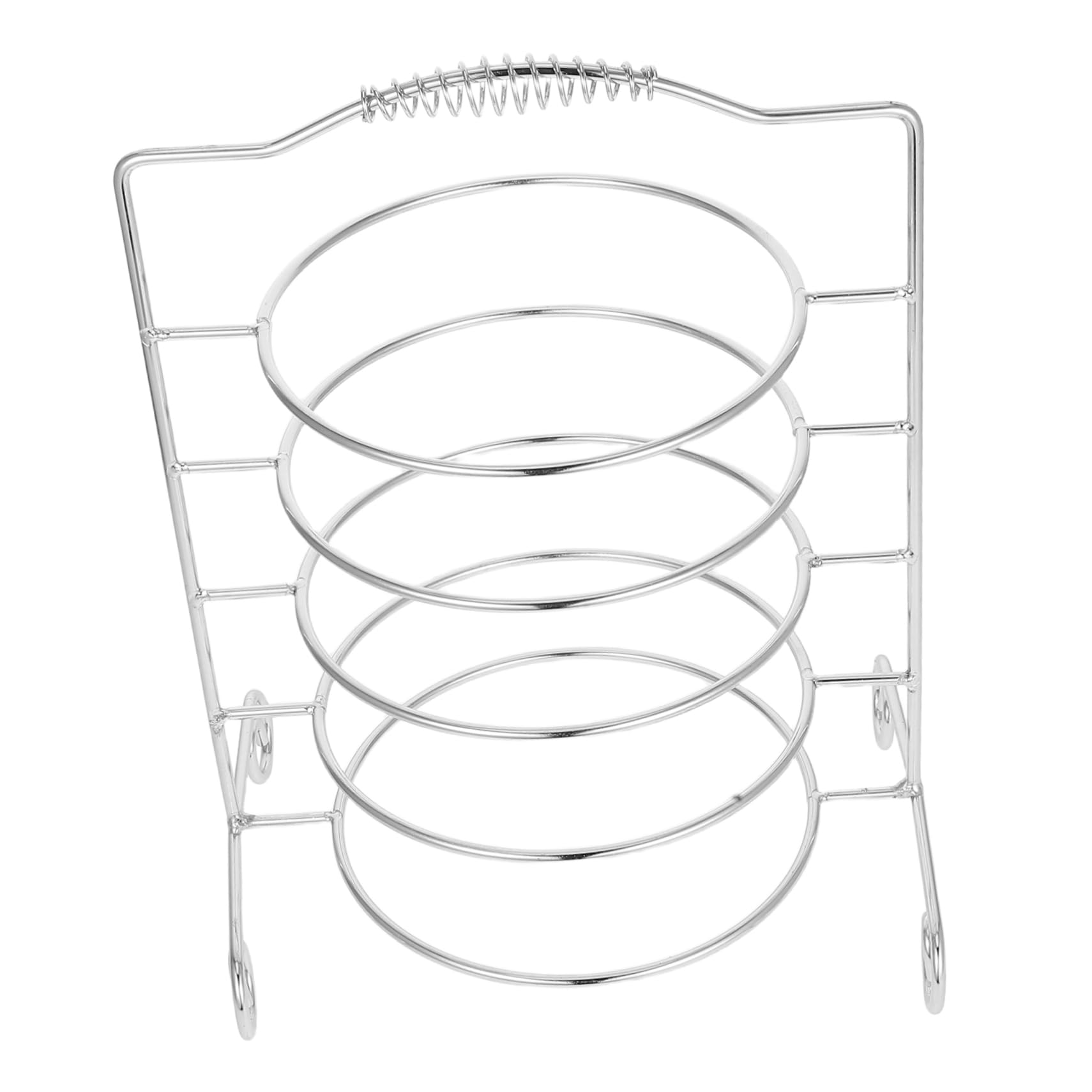 GRIRIW Iron Bbq Pan Riser Stand Food Display Rack for Buffet Restaurant and Party Use Elegant Iron Build for Serving Platters and Desserts