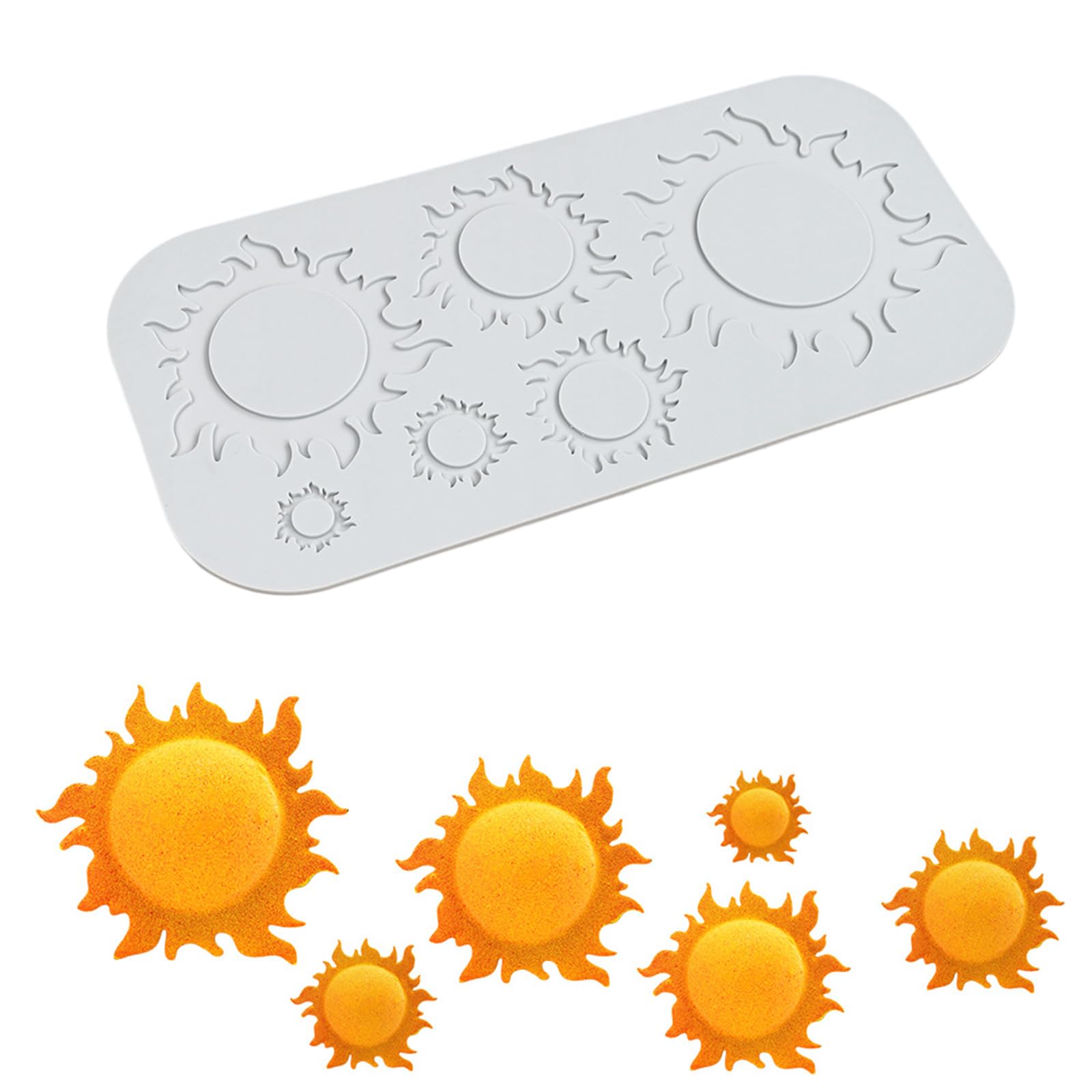 Stampo in silicone per dolci in silicone sole/girasole fondente per dolci fai da te stampi per cioccolato per dessert in silicone fondente stampi fiori