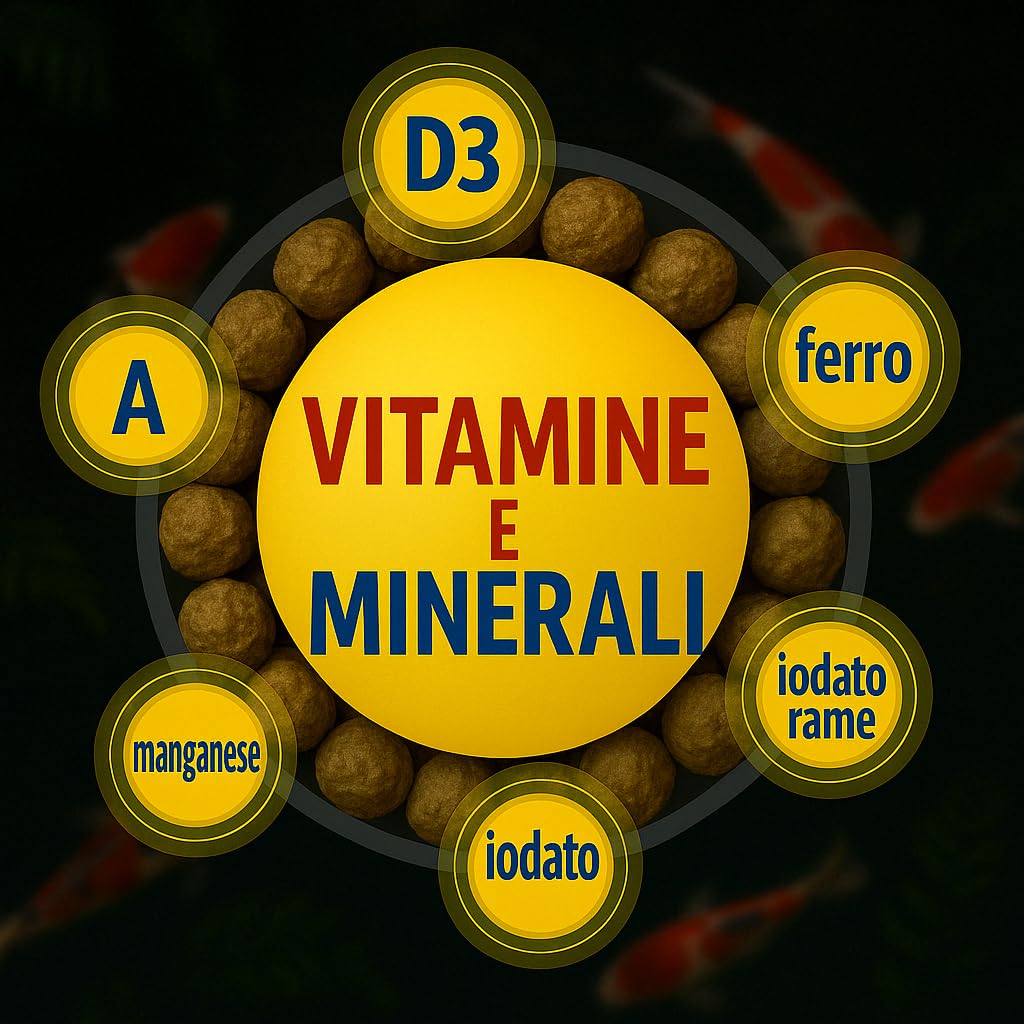 Wheatgerm speciale mangime premium per koi 10 kg / 6mm, per l'alimentazione primaverile e autunnale