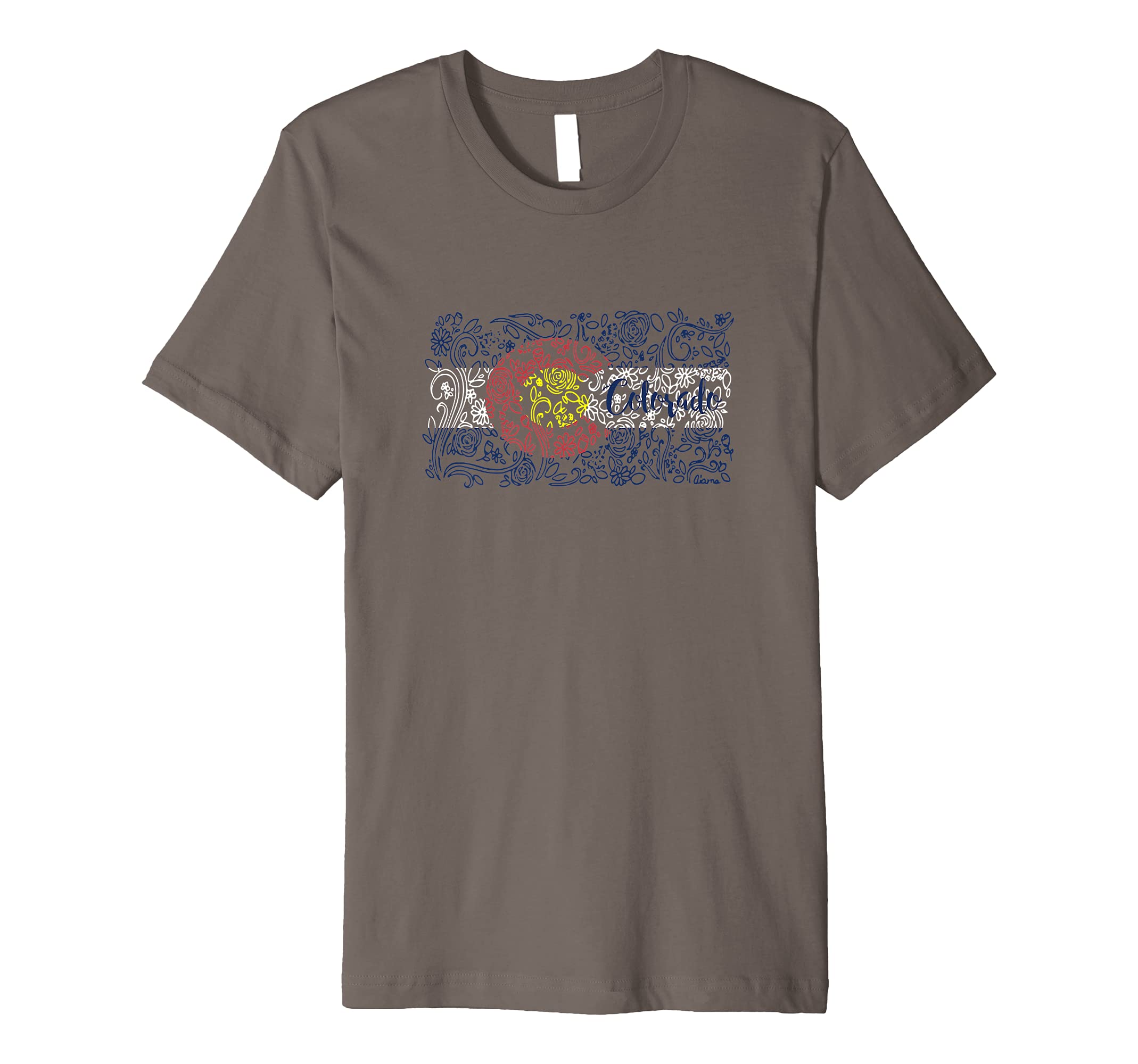 Hand Drawn Colorado Flag Illustration T-Shirt