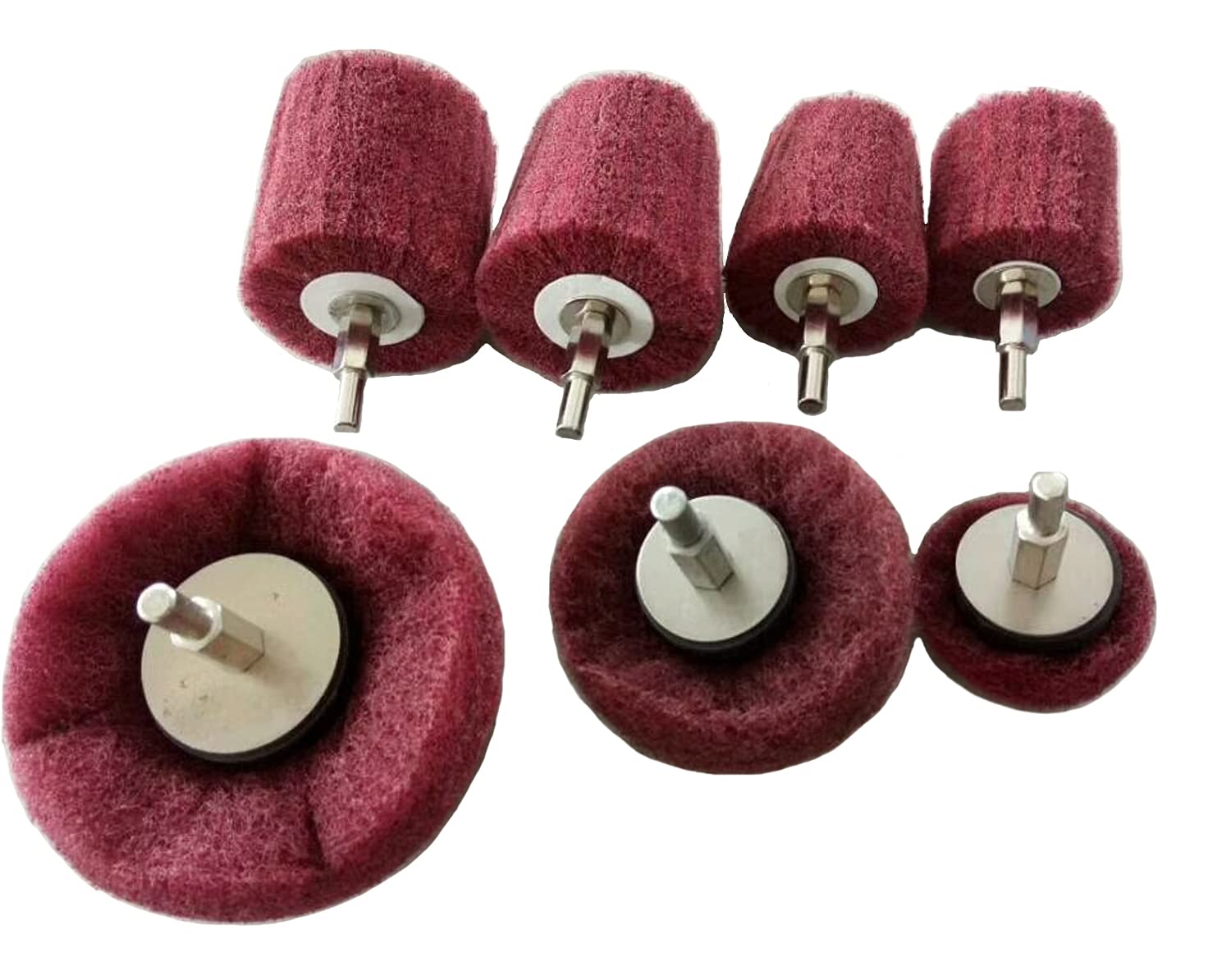 Buffing Kit - 7 Abrasive Drill Attachments -7 Buffing Kit - 7 Abrasive Drill Attachments -7