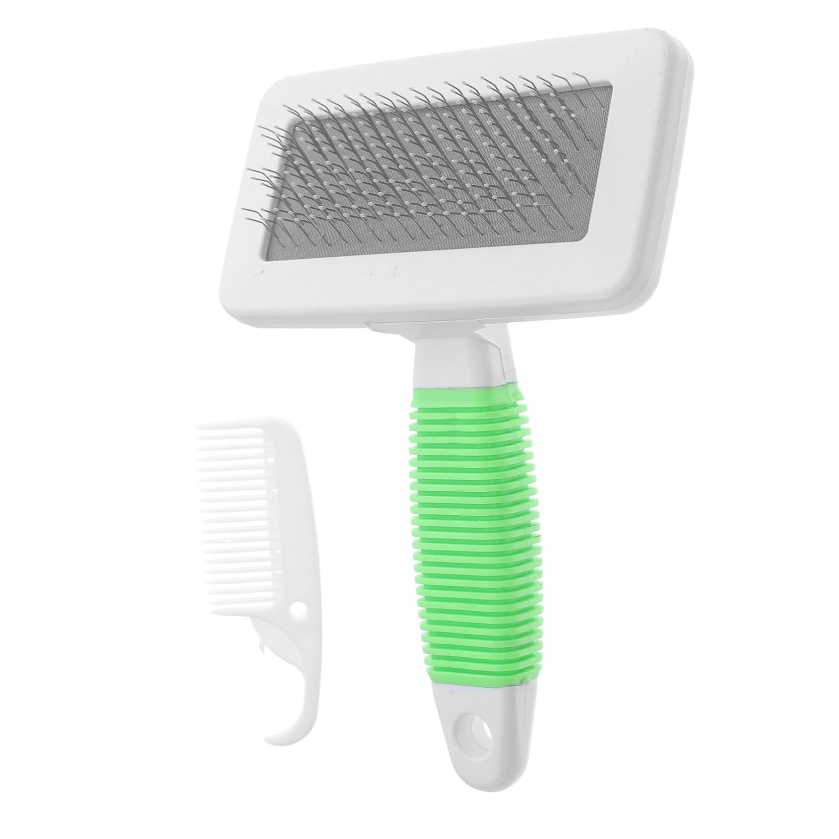 Abaodam Ergonomic Handle Pet Comb Large Surface Area Dematting Rake for Dogs Cats Hair Brush Grooming Tool Fine Toothed