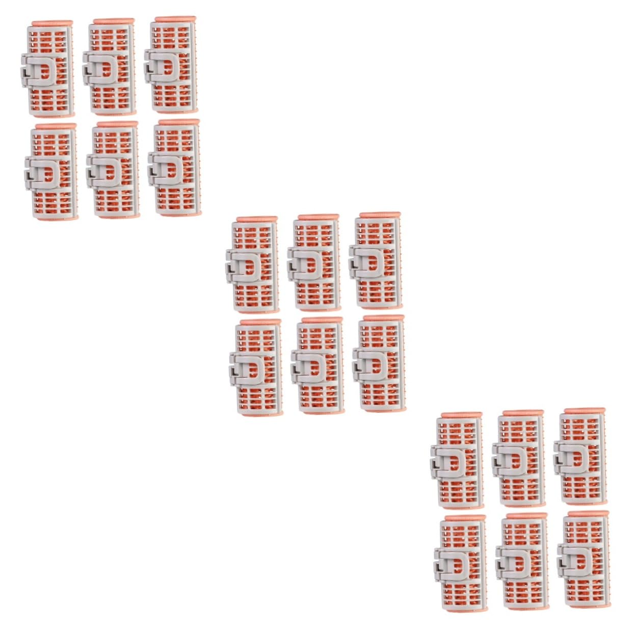18pezzi Rollers Per Strumenti Di Acconciatura Fai Te Senza Calore Per Naturali e Frangia Per Uso Domestico e Salone