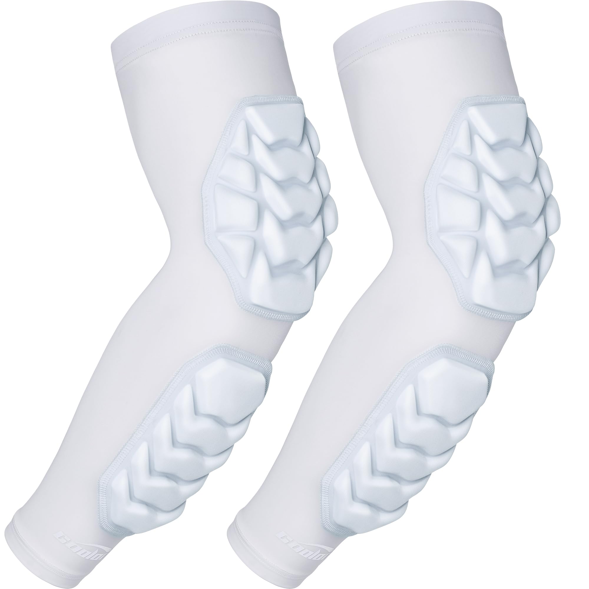 COOLOMG Football Arm Pads Padded Forearm Elbow Sleeves